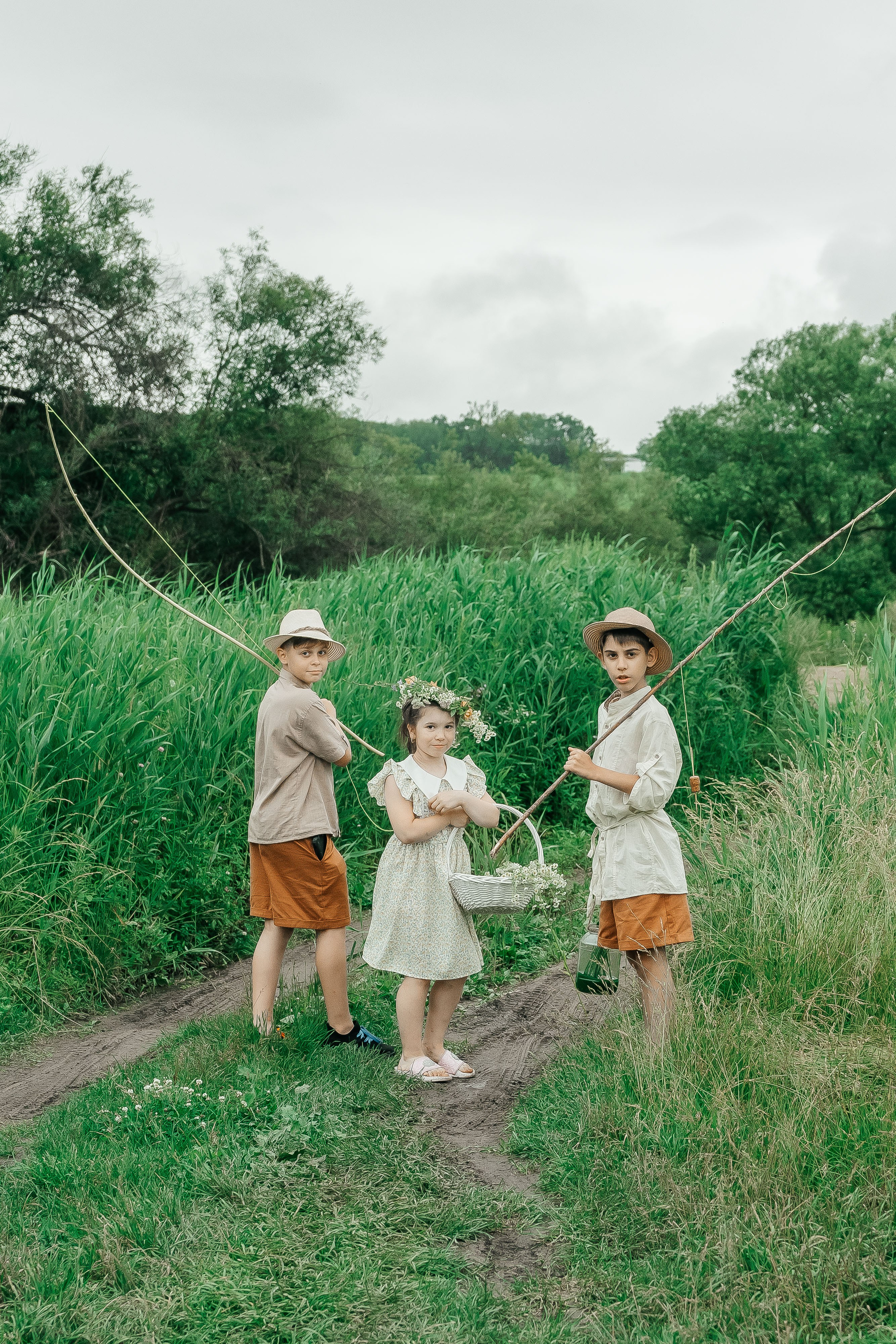 Вика, Даня и Лев на рыбалке. Свадебный и семейный фотограф во Владивостоке Александра Глускер