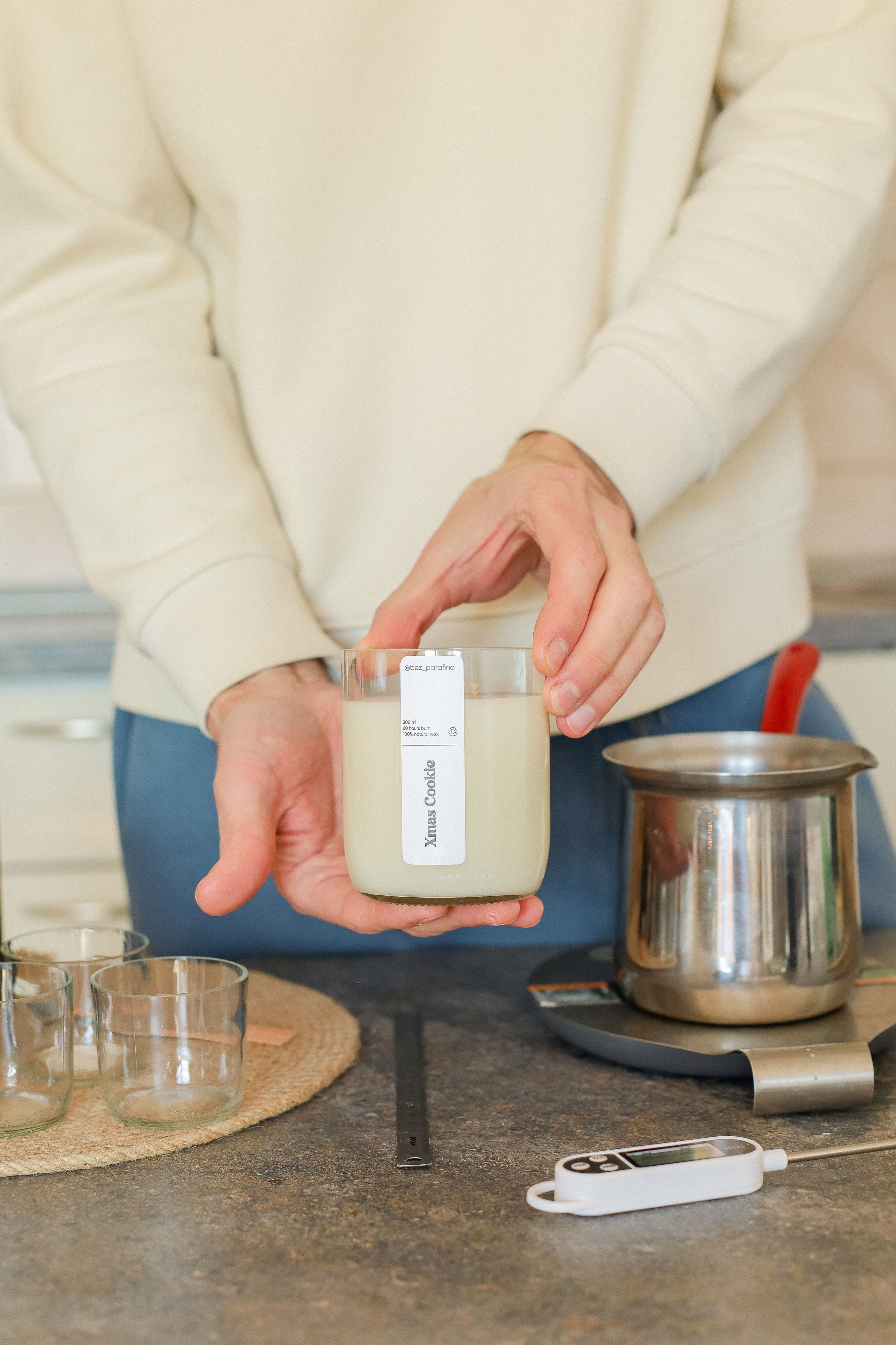 Making Candles / brand bez_parafina. Photographer in Montenegro — professional photoshoots