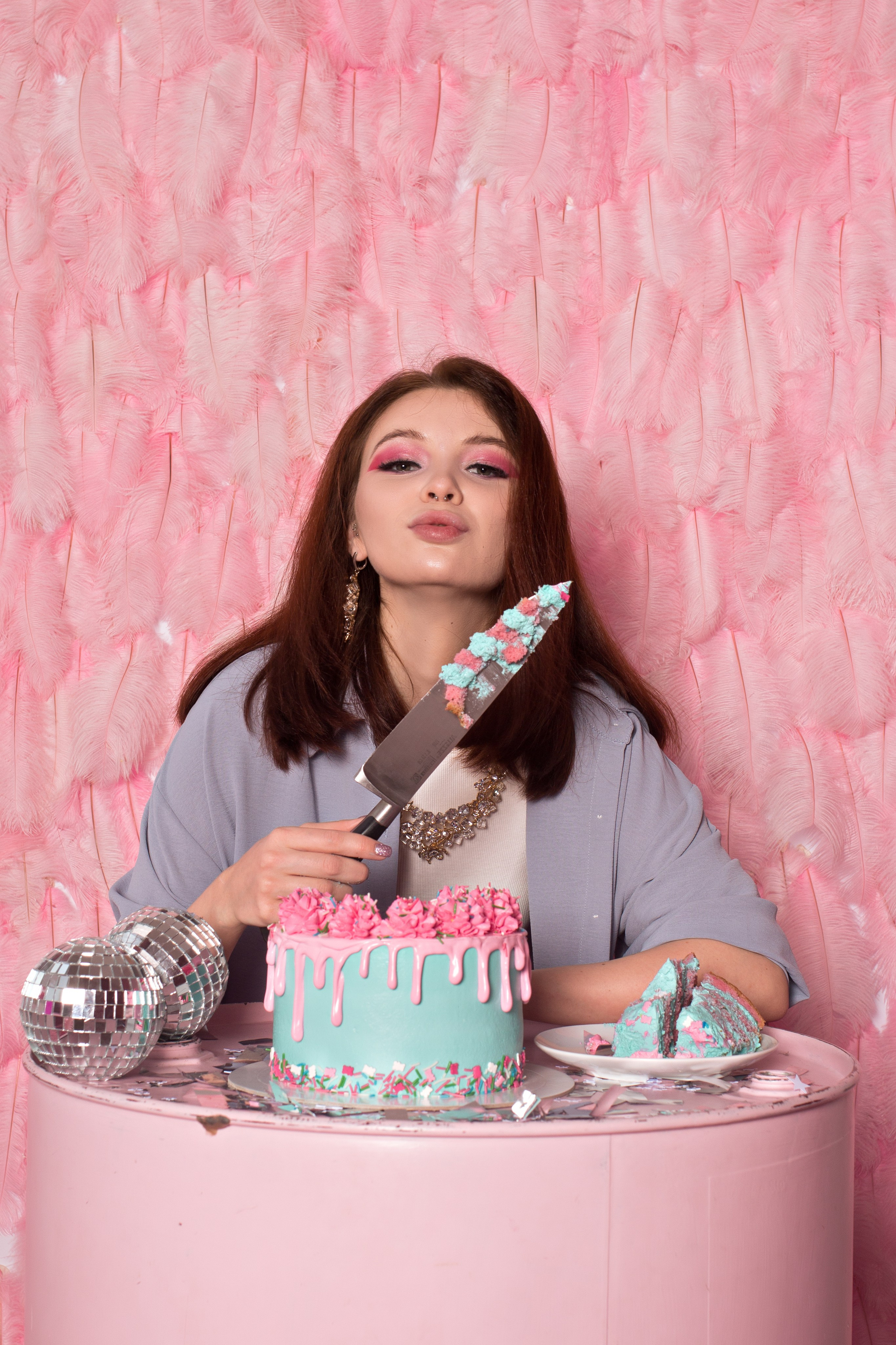 Женская фотосессия в фотостудии. Профессиональный фотограф в Москве