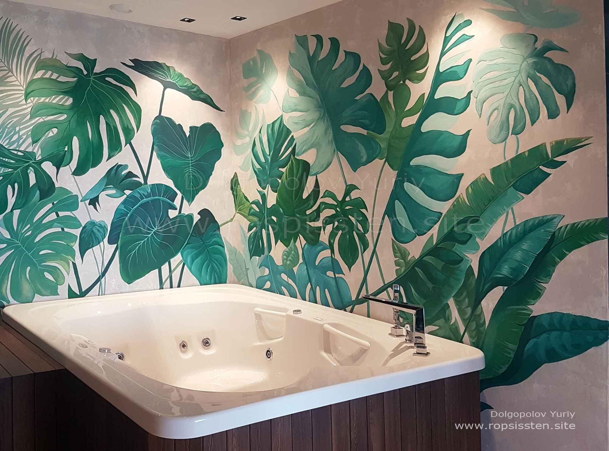 Еще немного росписи стен