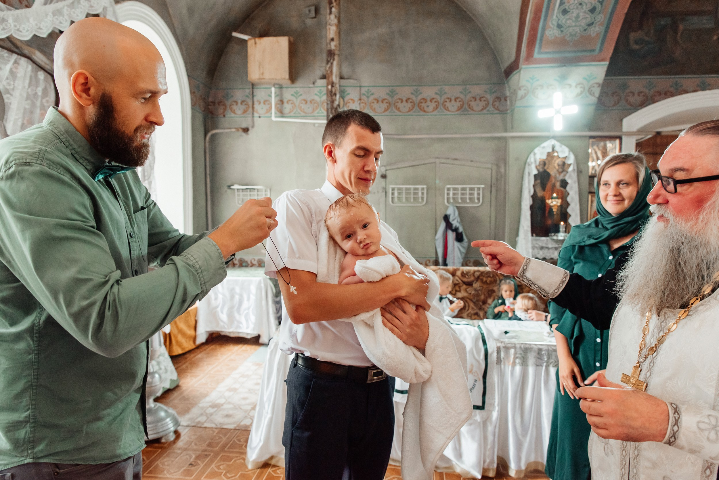 Крещение Георгия. Свадебный и семейный фотограф в Туле Анастасия Чаликова