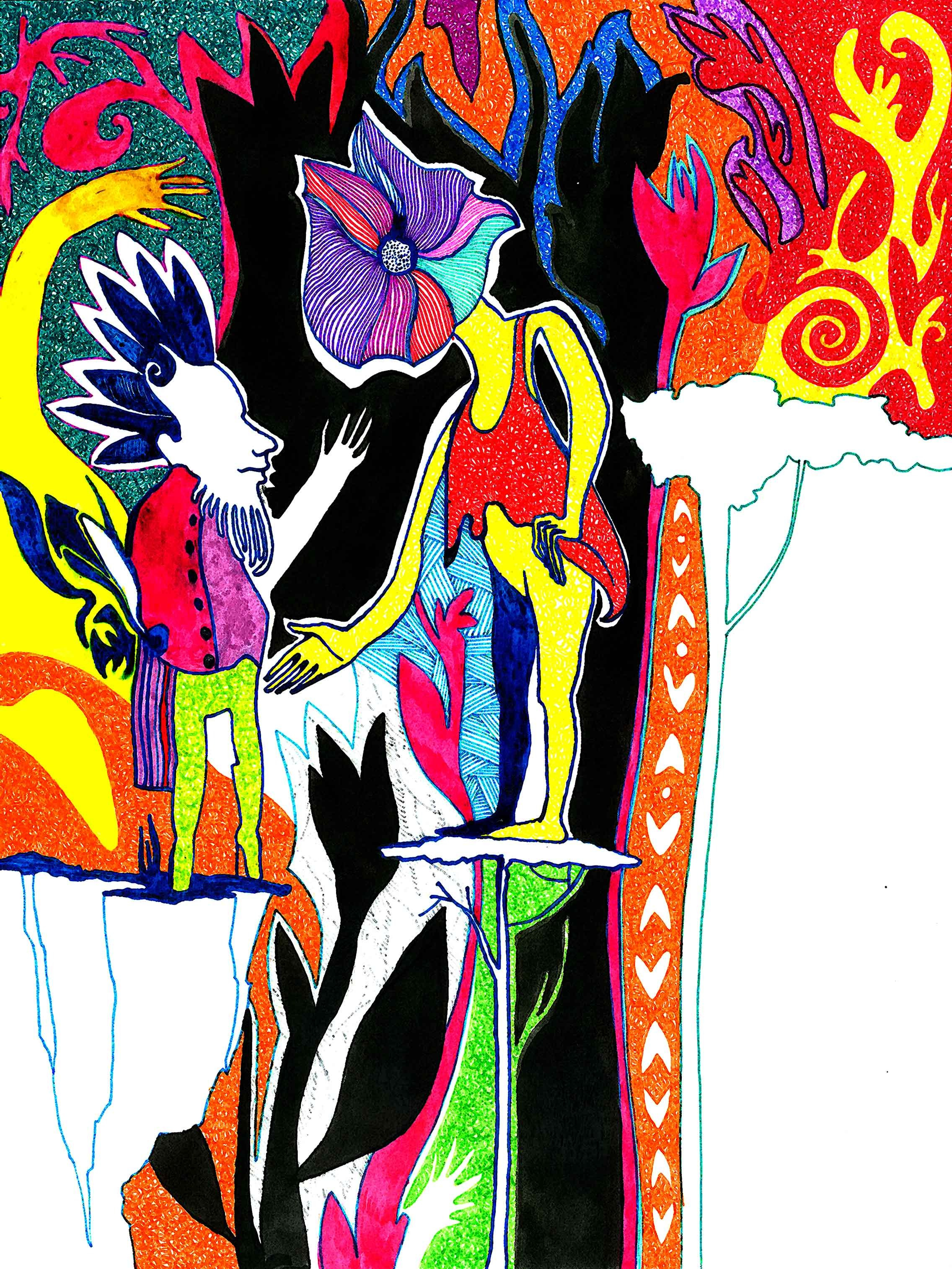 «Чернильная серия». Художник Перепечėнова-Феофанова Анна