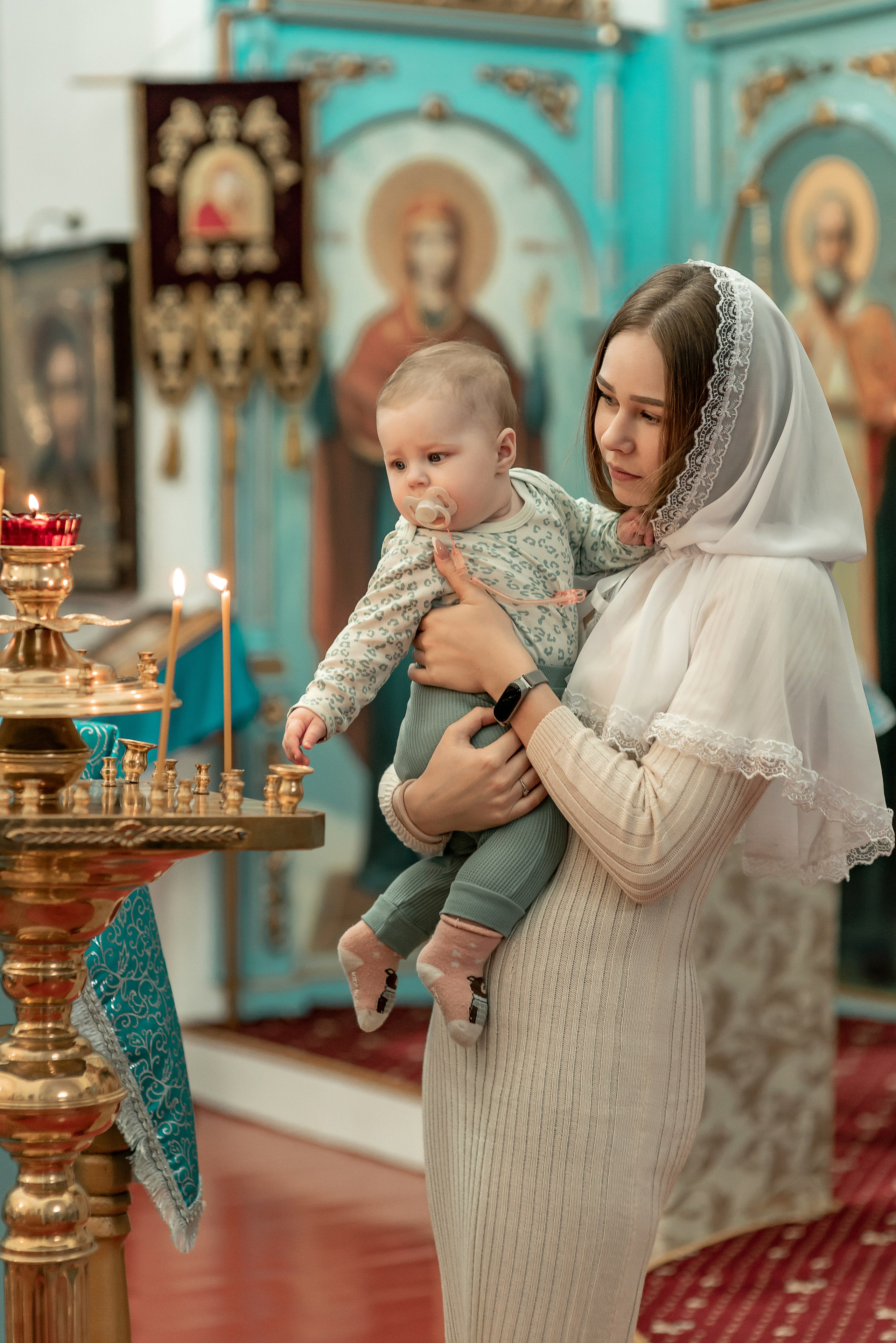 Крещение Алисы. Семейный и детский фотограф Наталья Горда