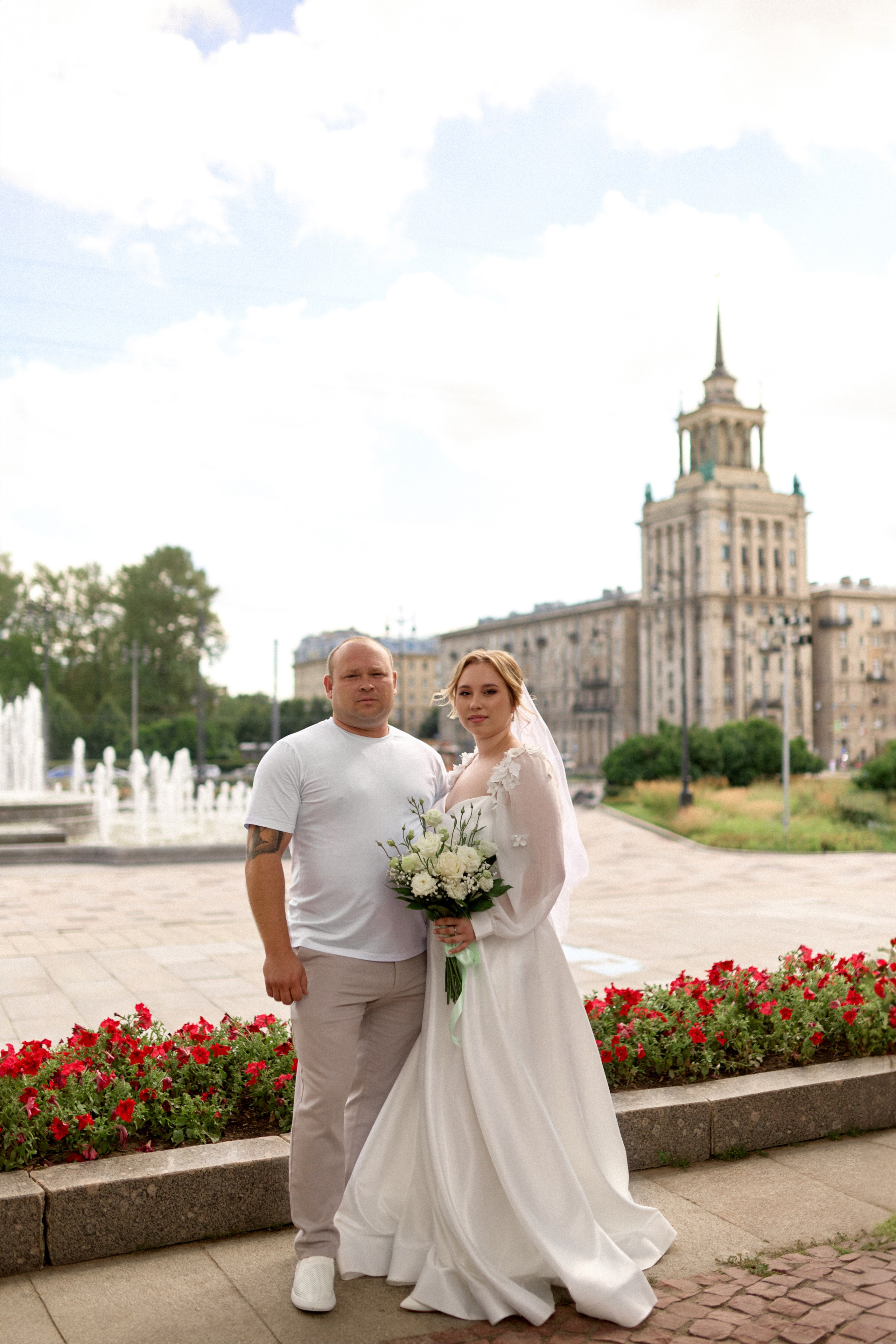 Свадебная Фотосессия в Парке Победы. Сестры Карабаза. Фотографы и ретушеры в Москве и Санкт-Петербурге