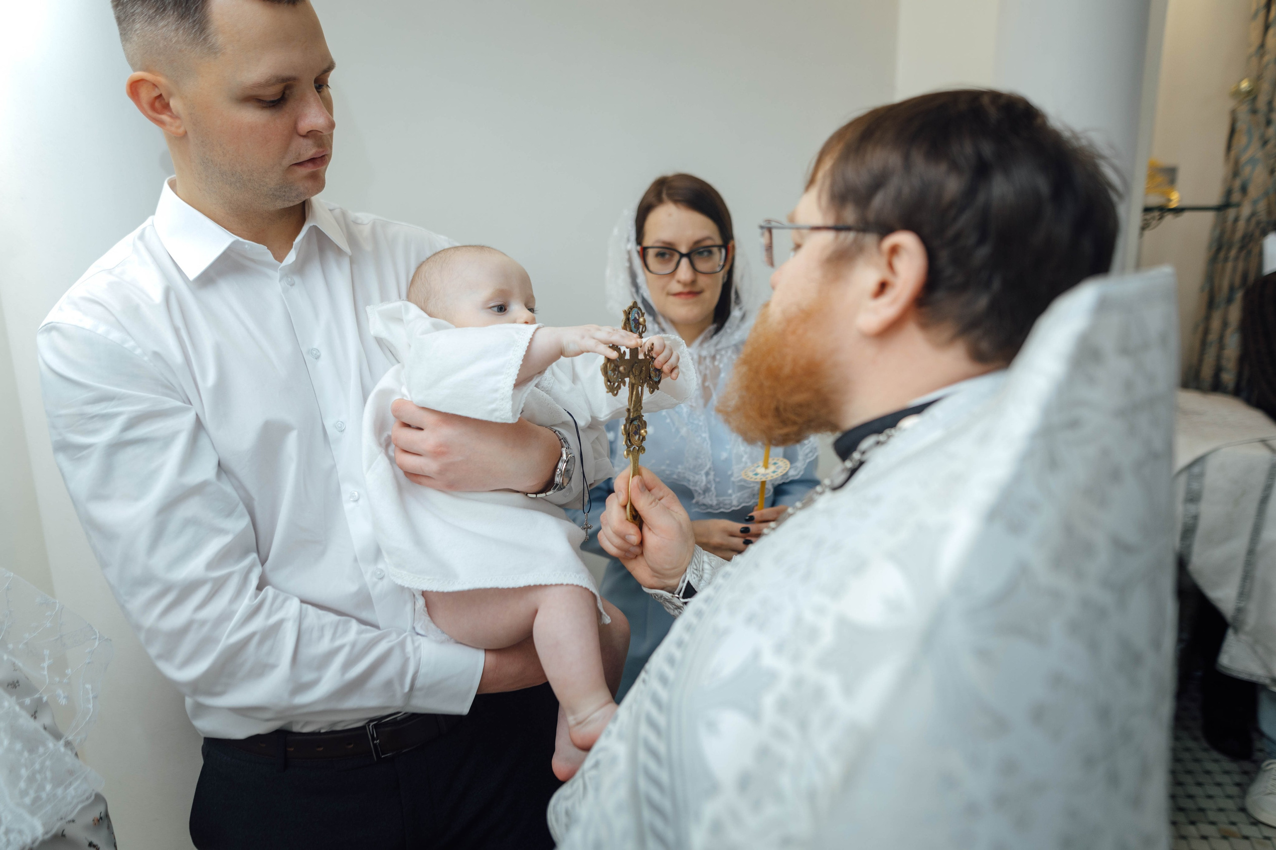 Крещение Матвея, храм Святой Троицы, декабрь 2025