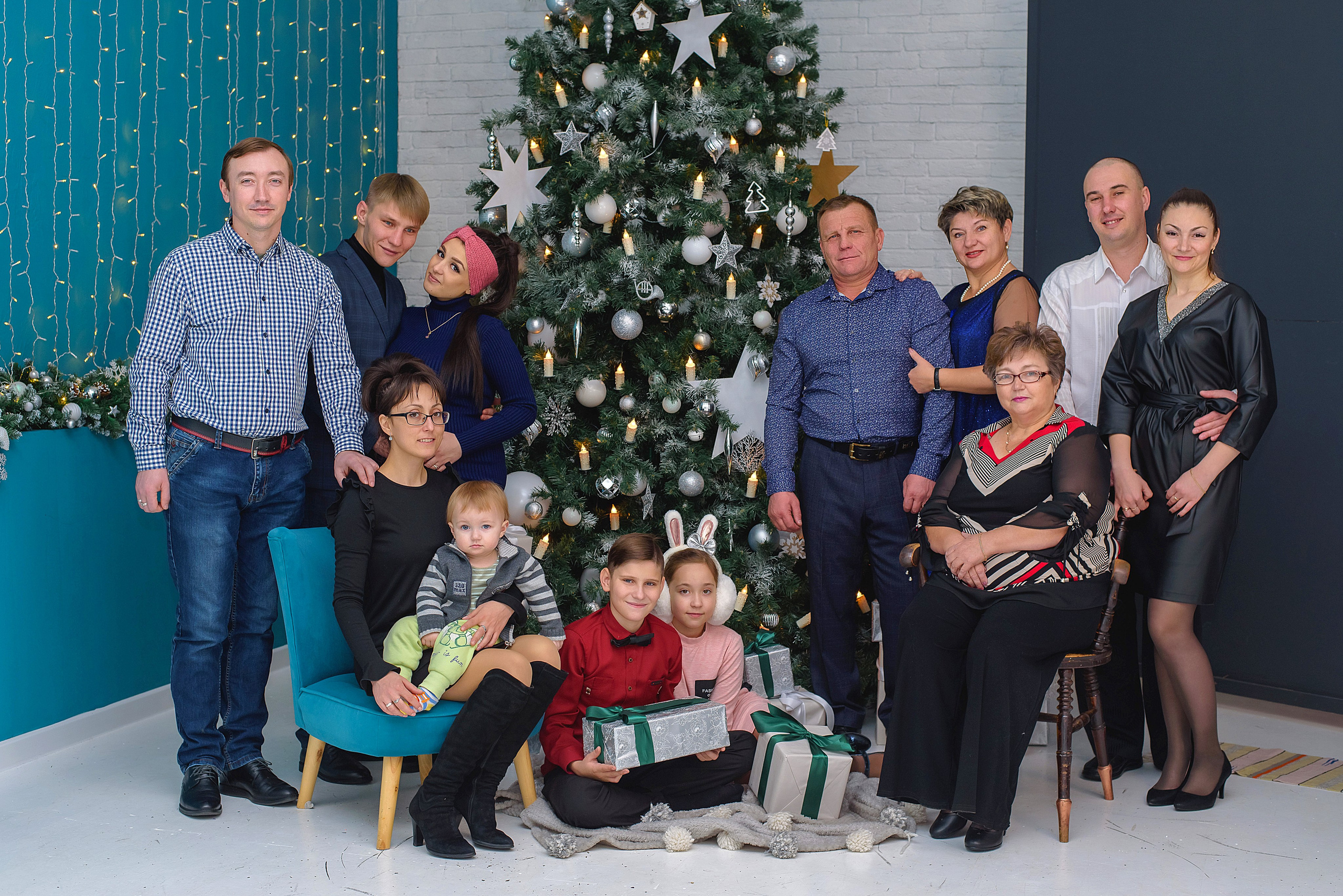 Новый год в студии. Фотографы Ивановы Краснодарский край