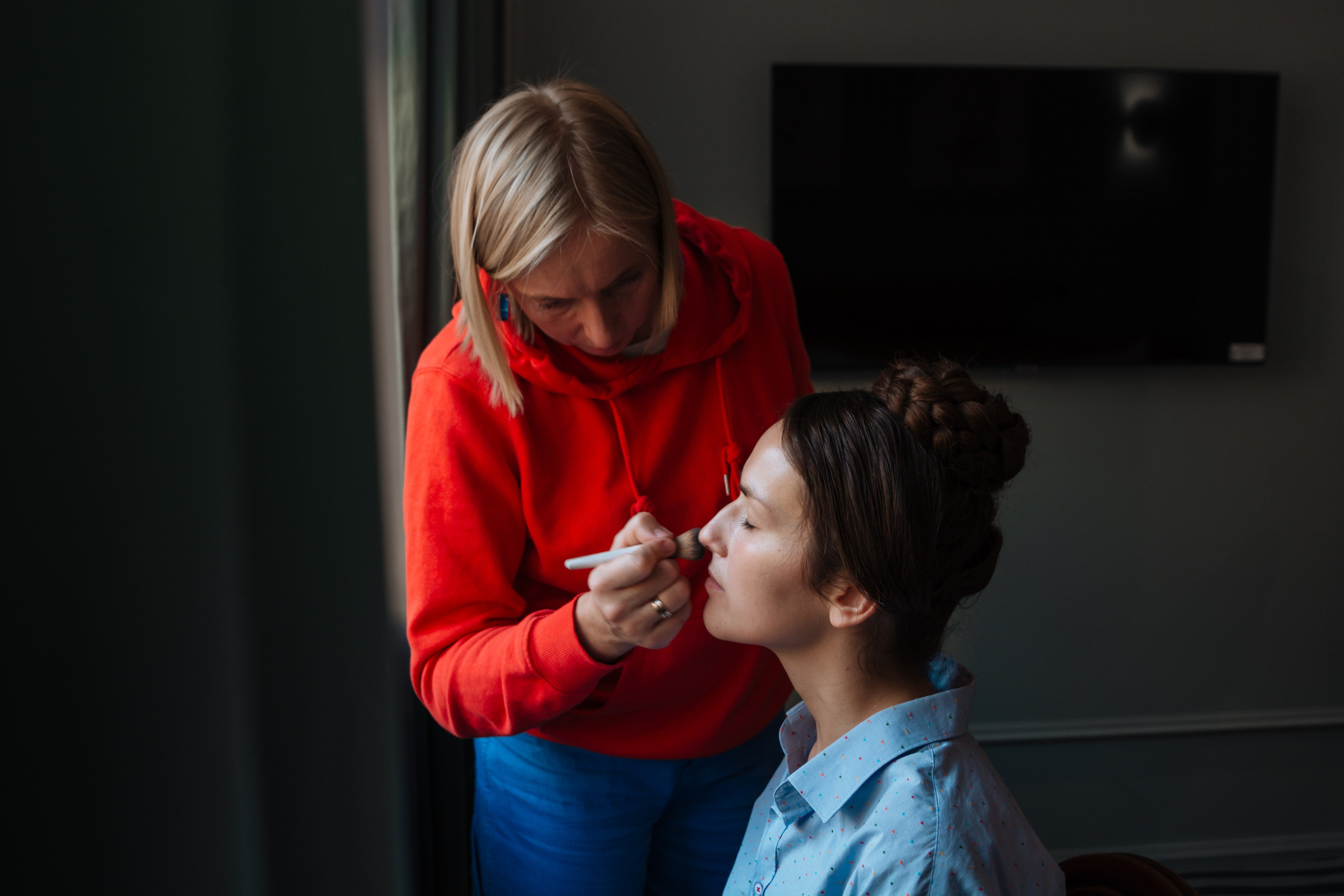 Пушкин в отеле «Оболенский». Съёмка ролика для конкурса. Портретный фотограф в Санкт-Петербурге Дмитриева Наталия