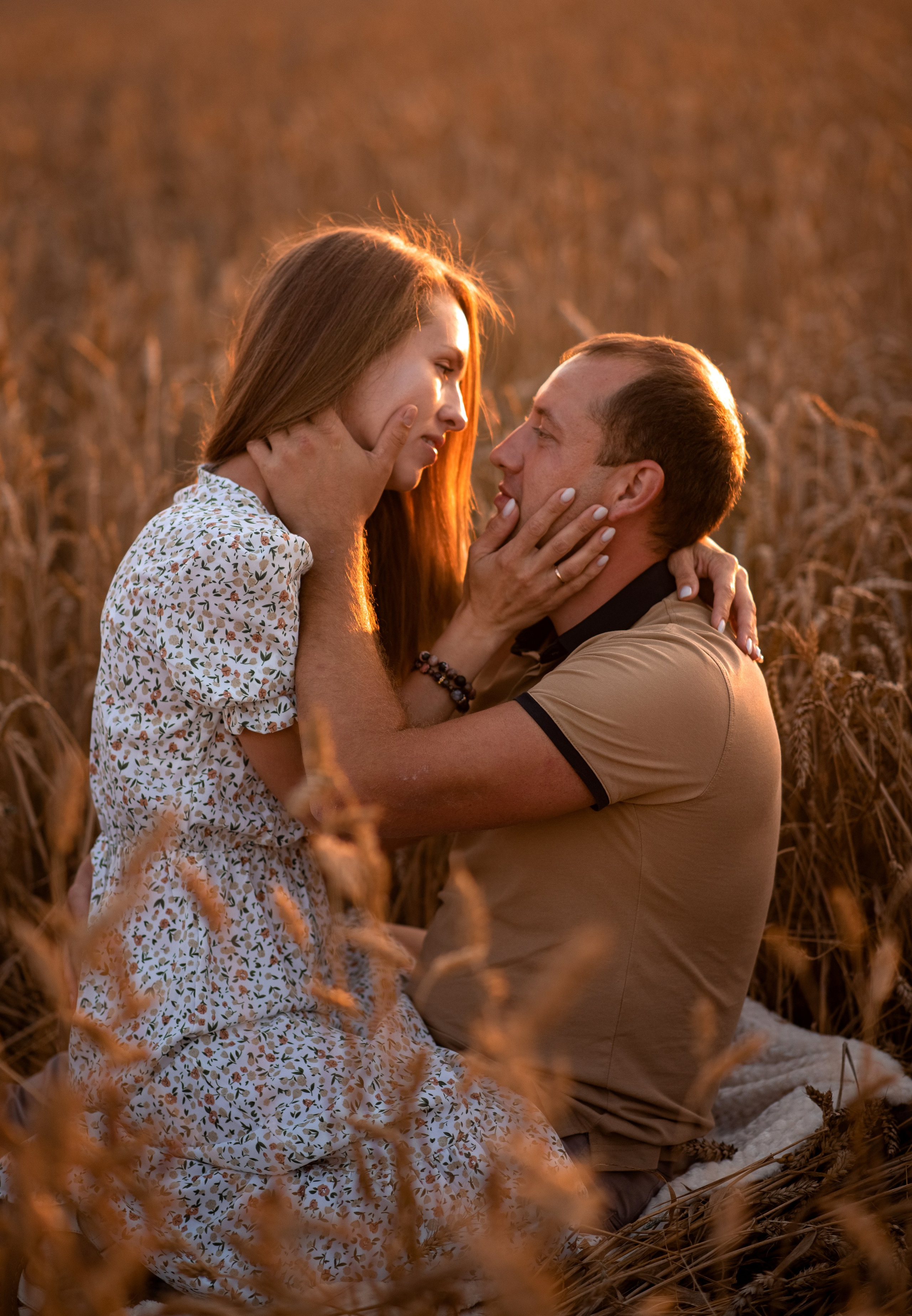 Семейная фотосессия в пшеничном поле. Семейный и детский фотограф в Туле Светлана Воронкова
