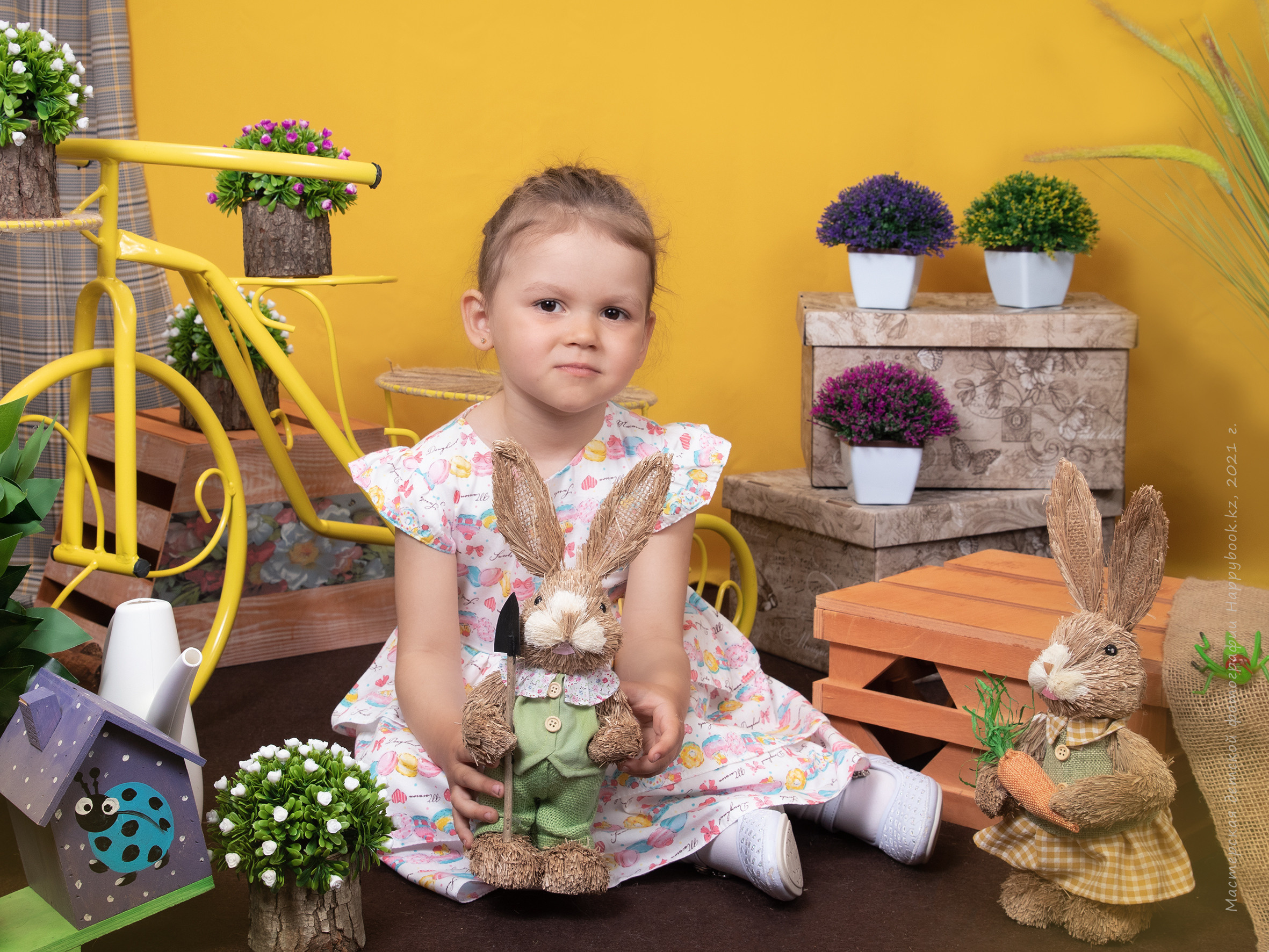 Фотосессия «Весна». Детский фотограф в Алматы, виньетки, выпускной альбом Алматы