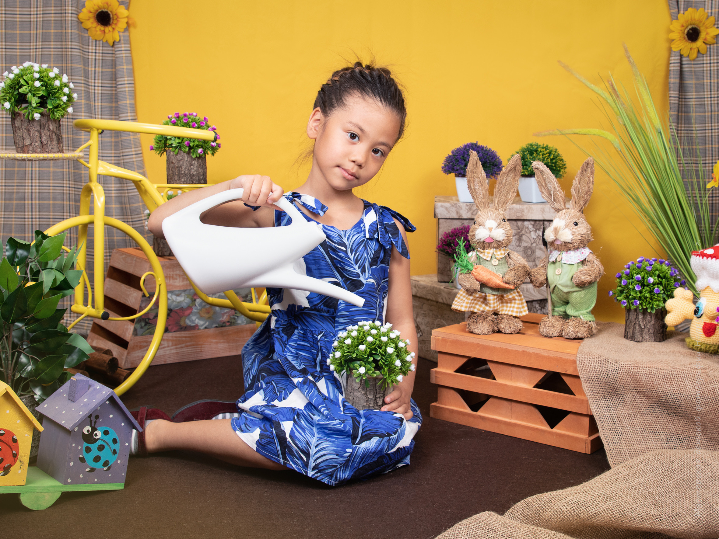 Фотосессия «Весна». Детский фотограф в Алматы, виньетки, выпускной альбом Алматы