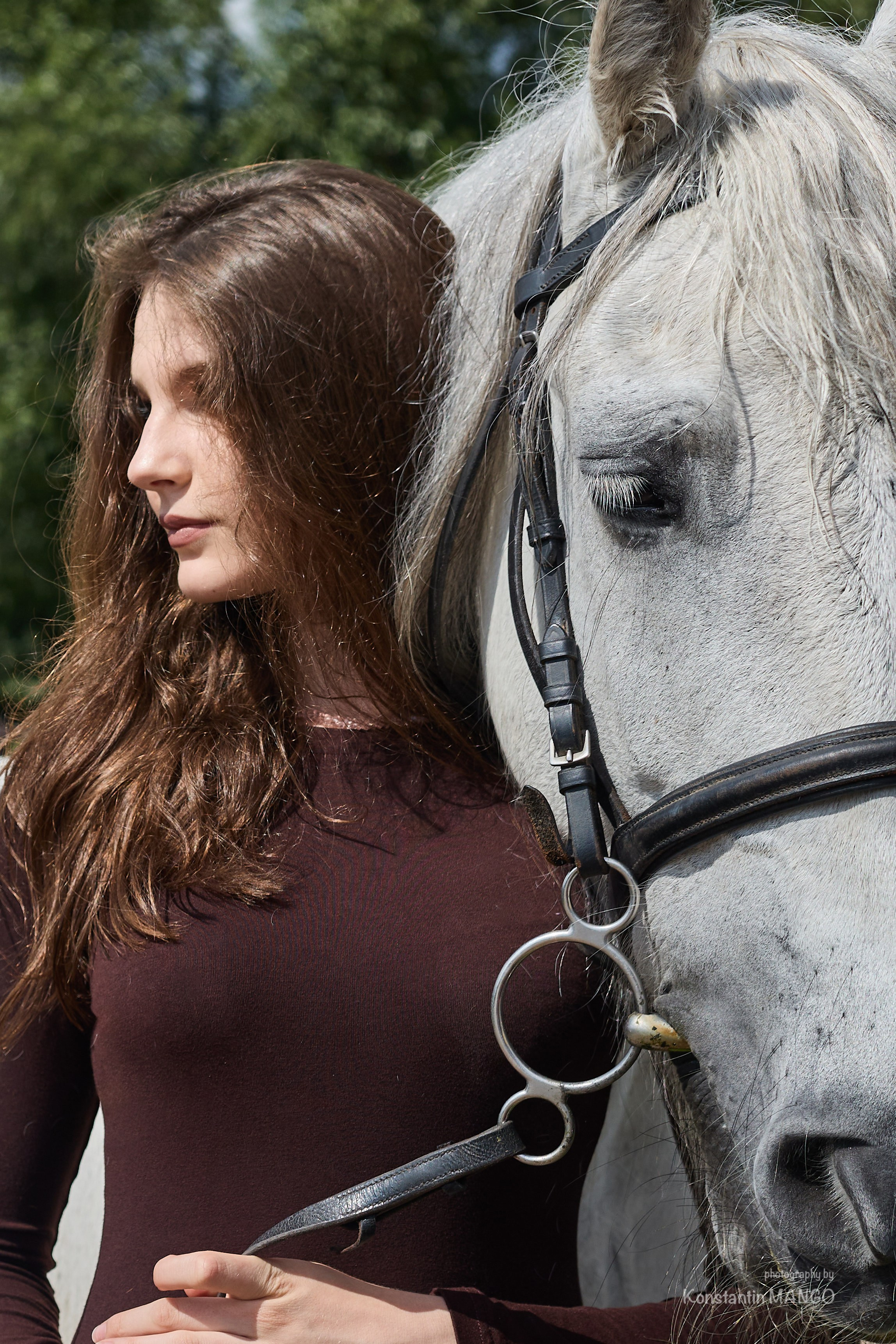 Фотопрогулка для Виктории и Полины на лошадях. Фотограф в Рязани. Свадьба, семейное фото, портрет. Константин Манго