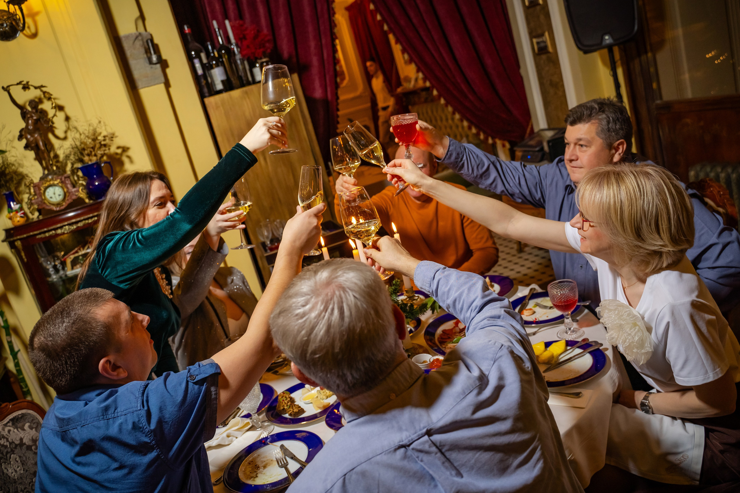 Корпоратив в Ресторане Штакеншнайдер Январь 2025. Фотограф Александр Вишняков