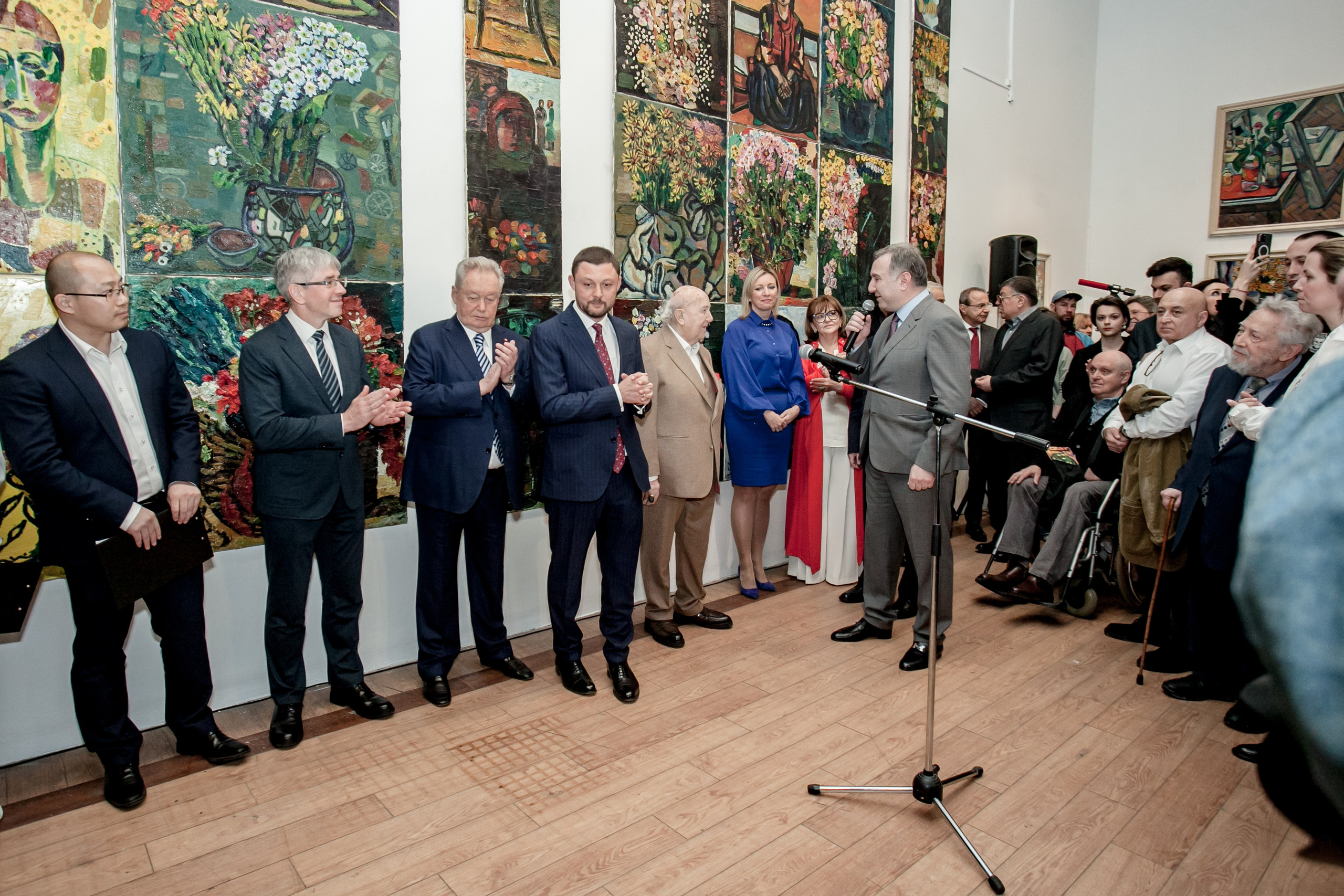 Открытие выставки Зураба Церетели. Art photographer Nino