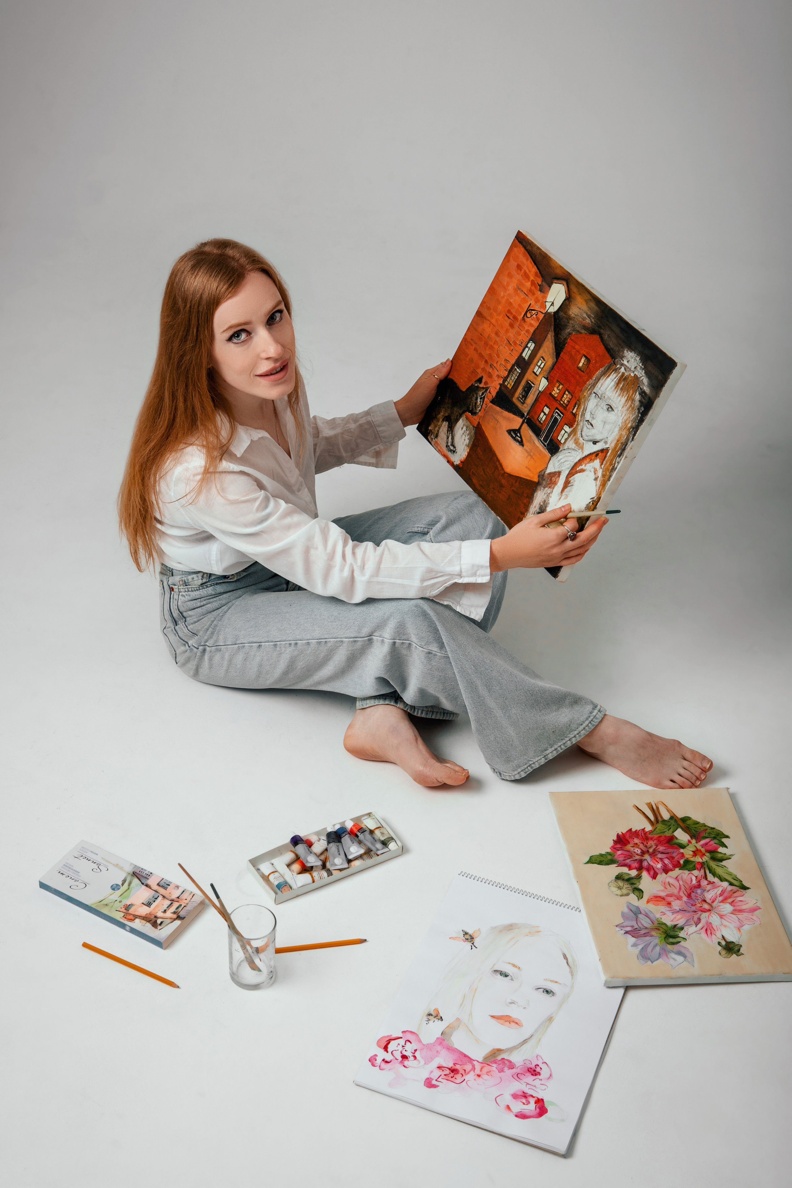 Маша, фотосессия в студии. Свадебный фотограф в Барановичах Вячеслав Шах-Гусейнов, фотошкола