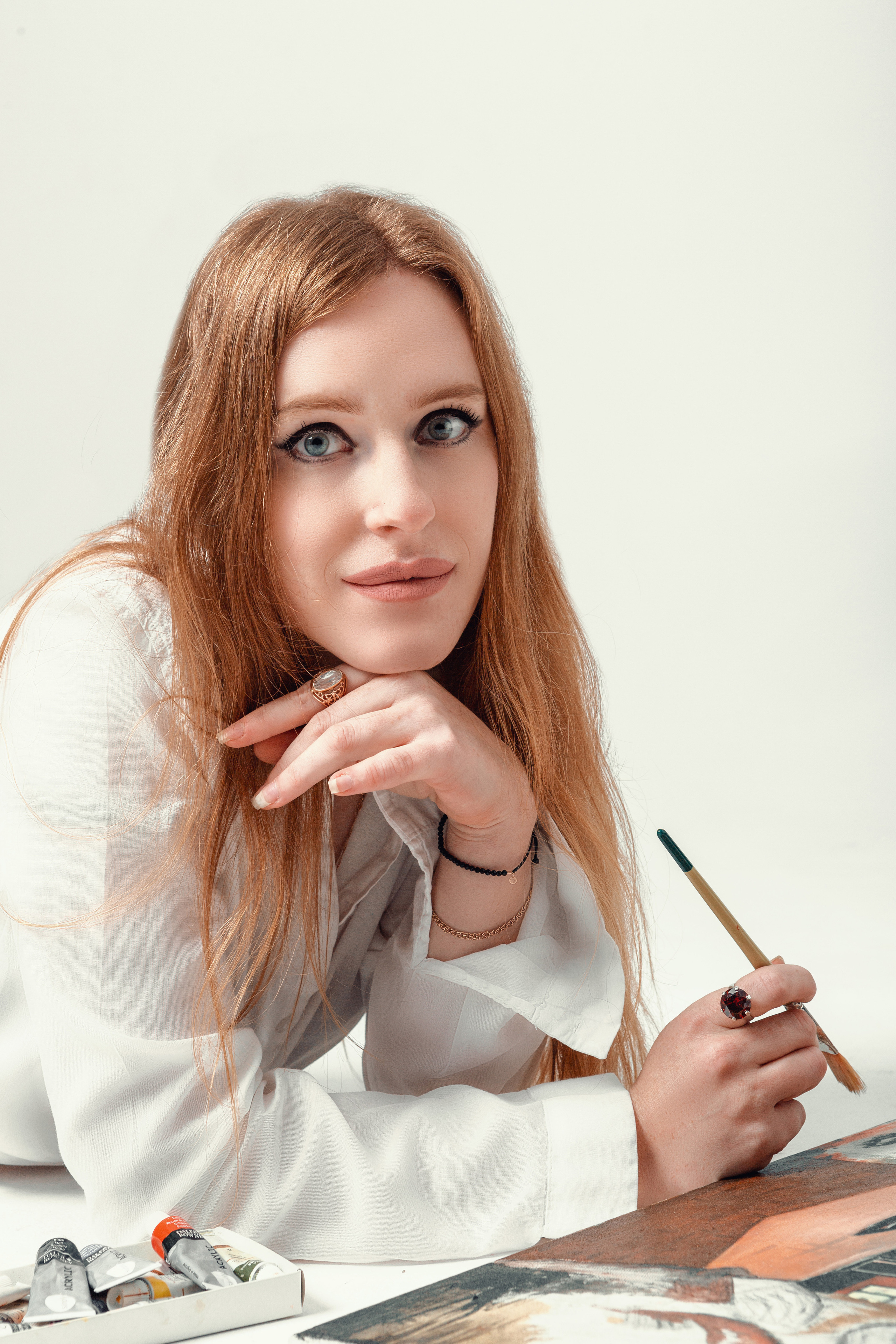 Маша, фотосессия в студии. Свадебный фотограф в Барановичах Вячеслав Шах-Гусейнов, фотошкола