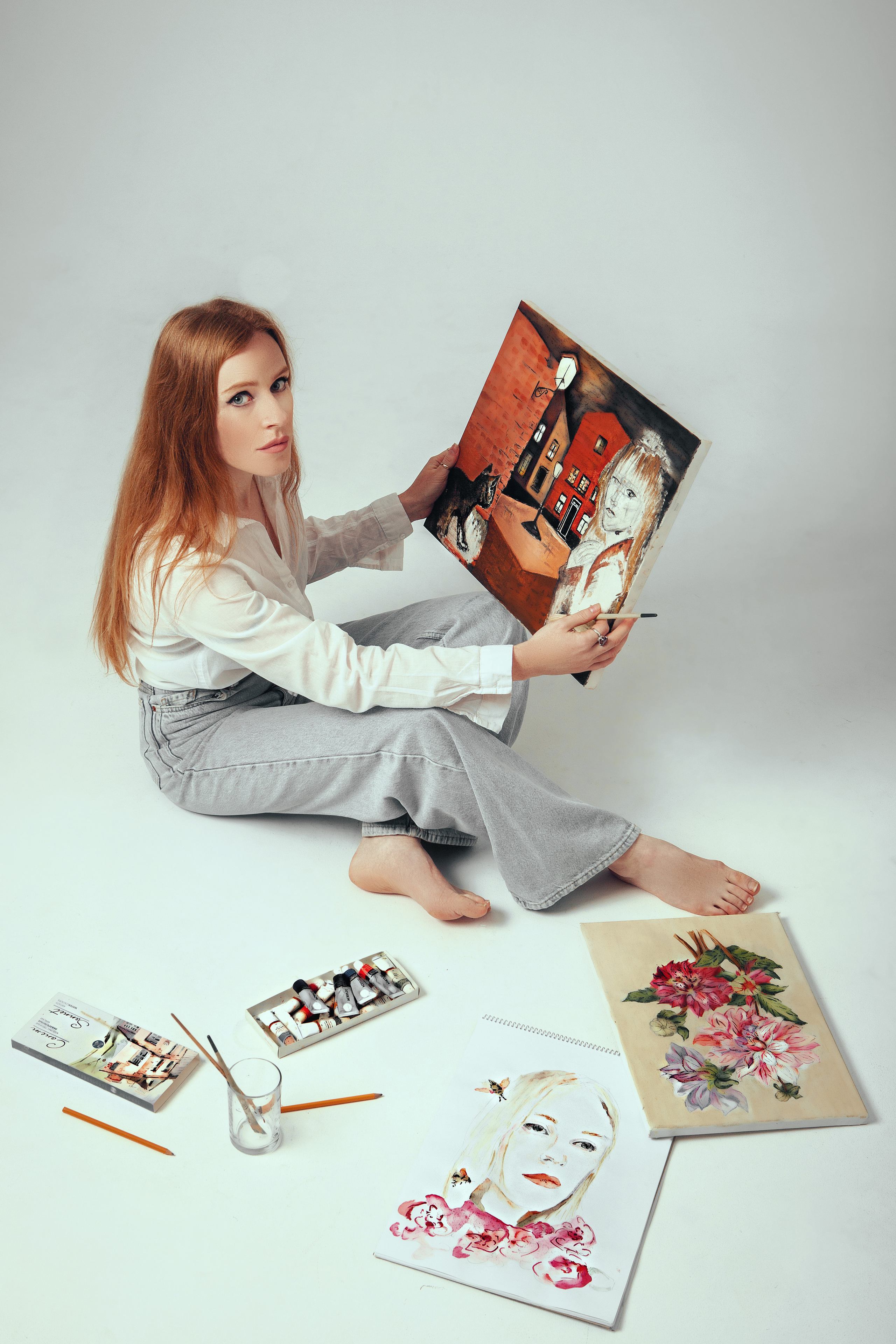 Маша, фотосессия в студии. Свадебный фотограф в Барановичах Вячеслав Шах-Гусейнов, фотошкола