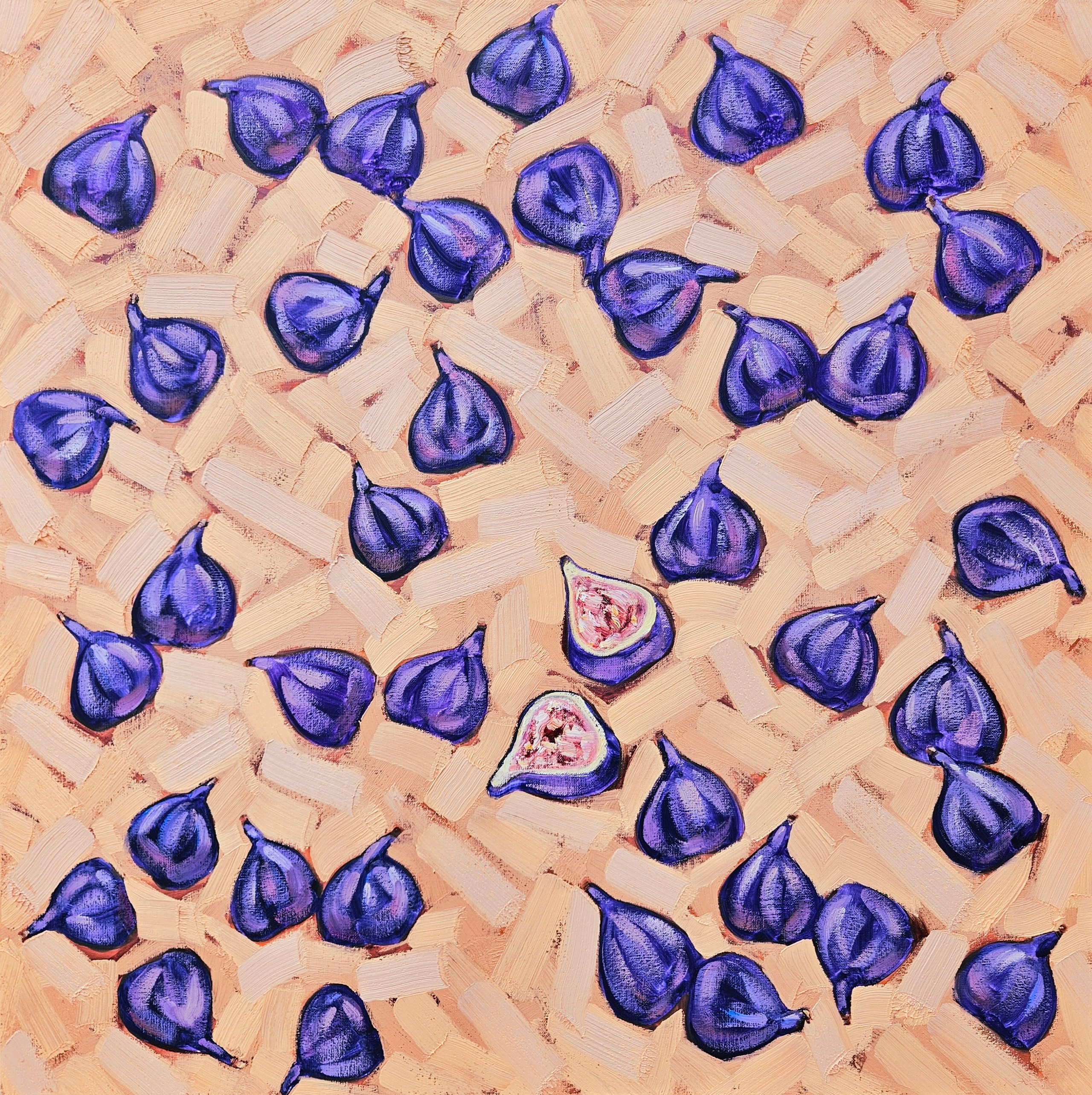 "Инжир". 2025. Холст, масло. 80х80. Цена: 40000₽