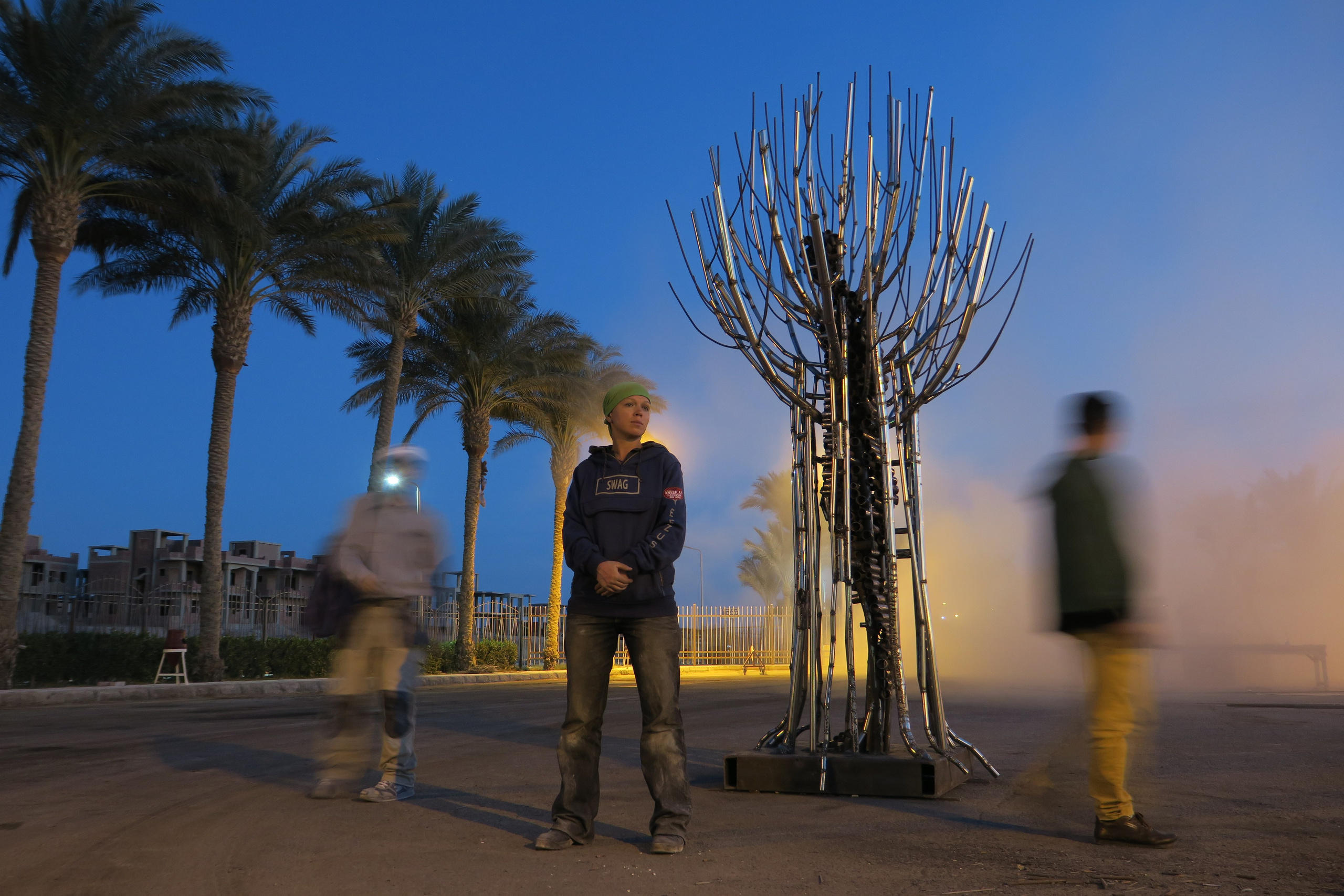 Человек дерево / Египет/ Хургада / 2018. Художник — скульптор Антонина Фатхуллина