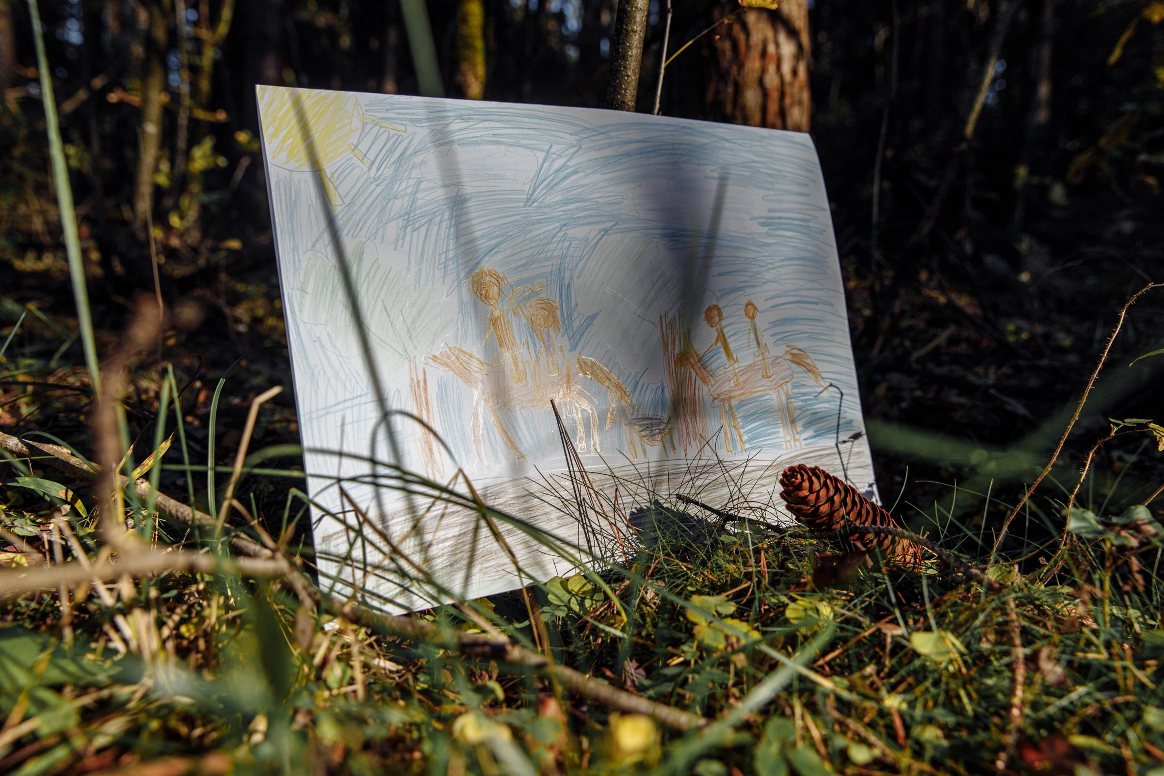 Семейная съемка. Ева Демидова. Спортсмен по конкуру в Санкт-Петербуре