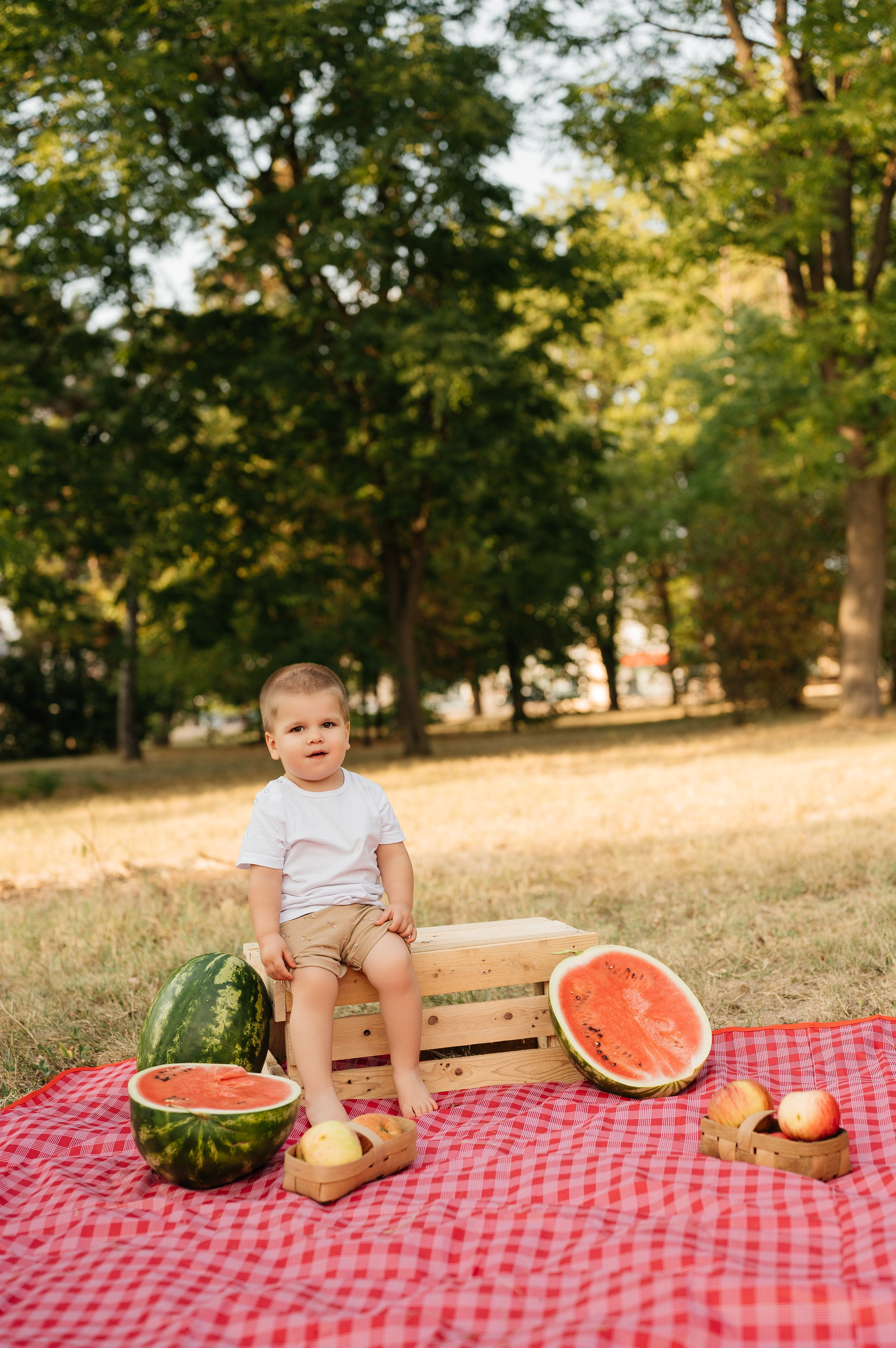 Летняя семейная фотосессия в парке. Свадебный и семейный фотограф в Краснодаре Алина Мельник