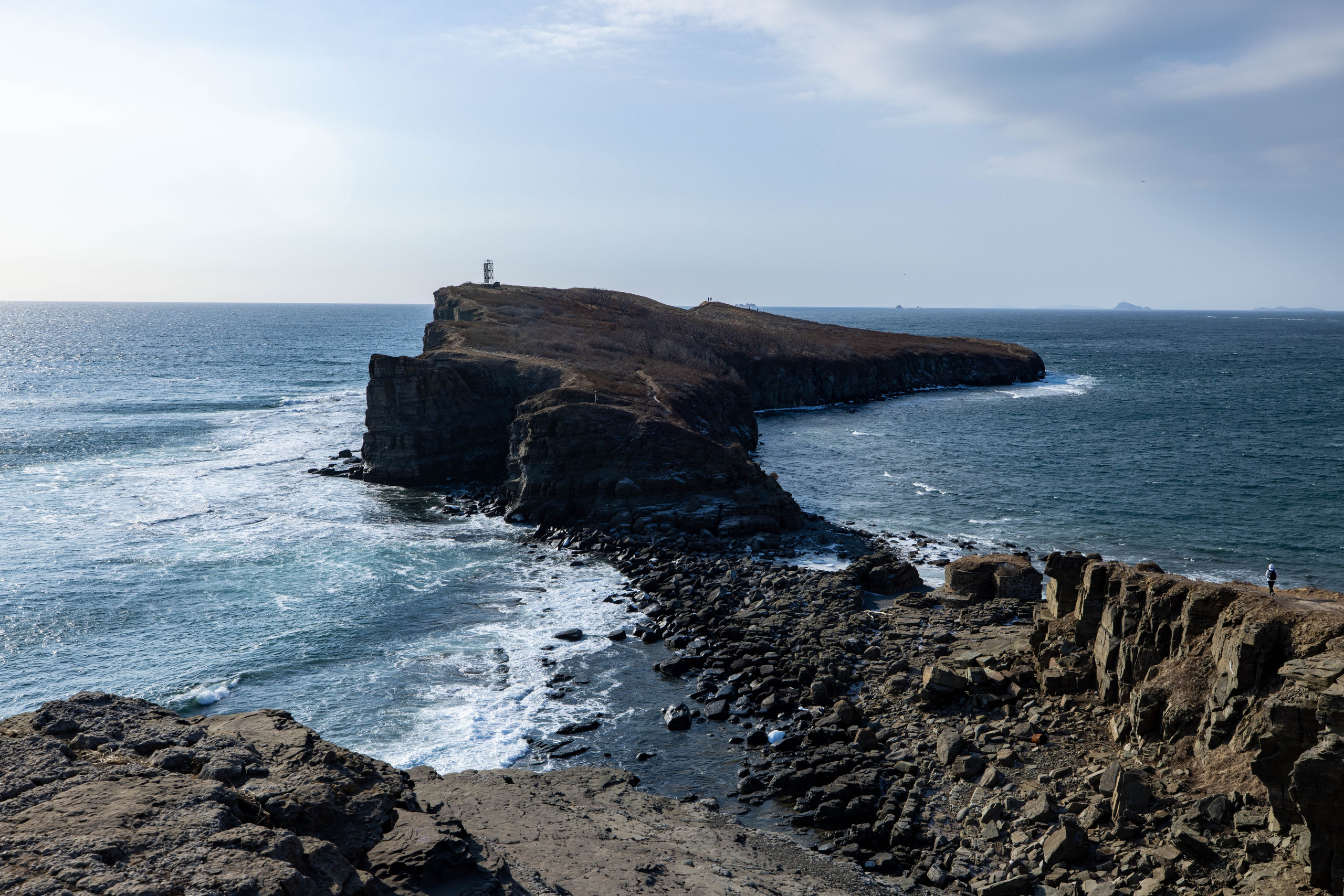 Мыс Тобизина. Турист оптимист
