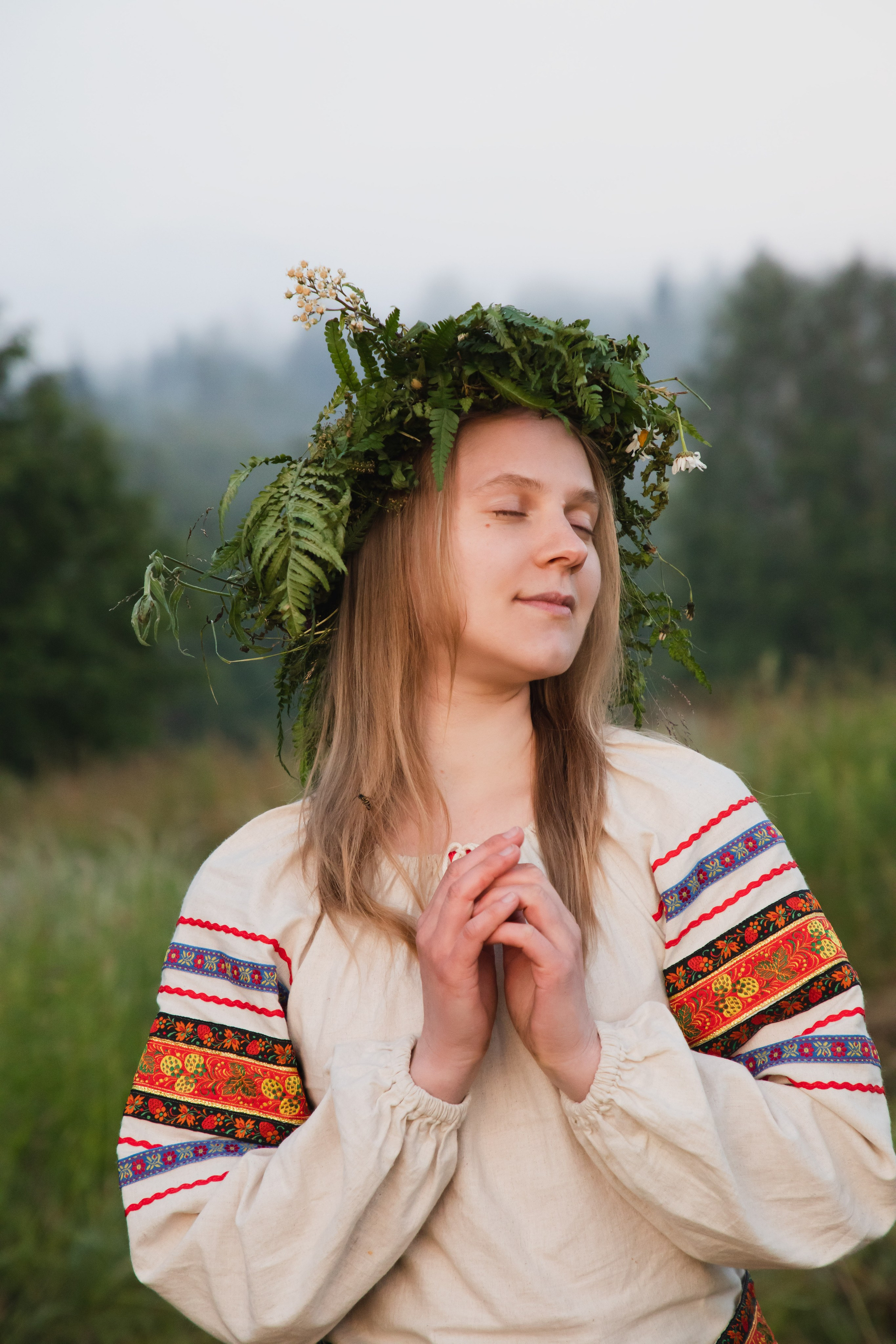 Купальская история на рассвете. Юлия Башкатова, сказочный фотограф, Москва