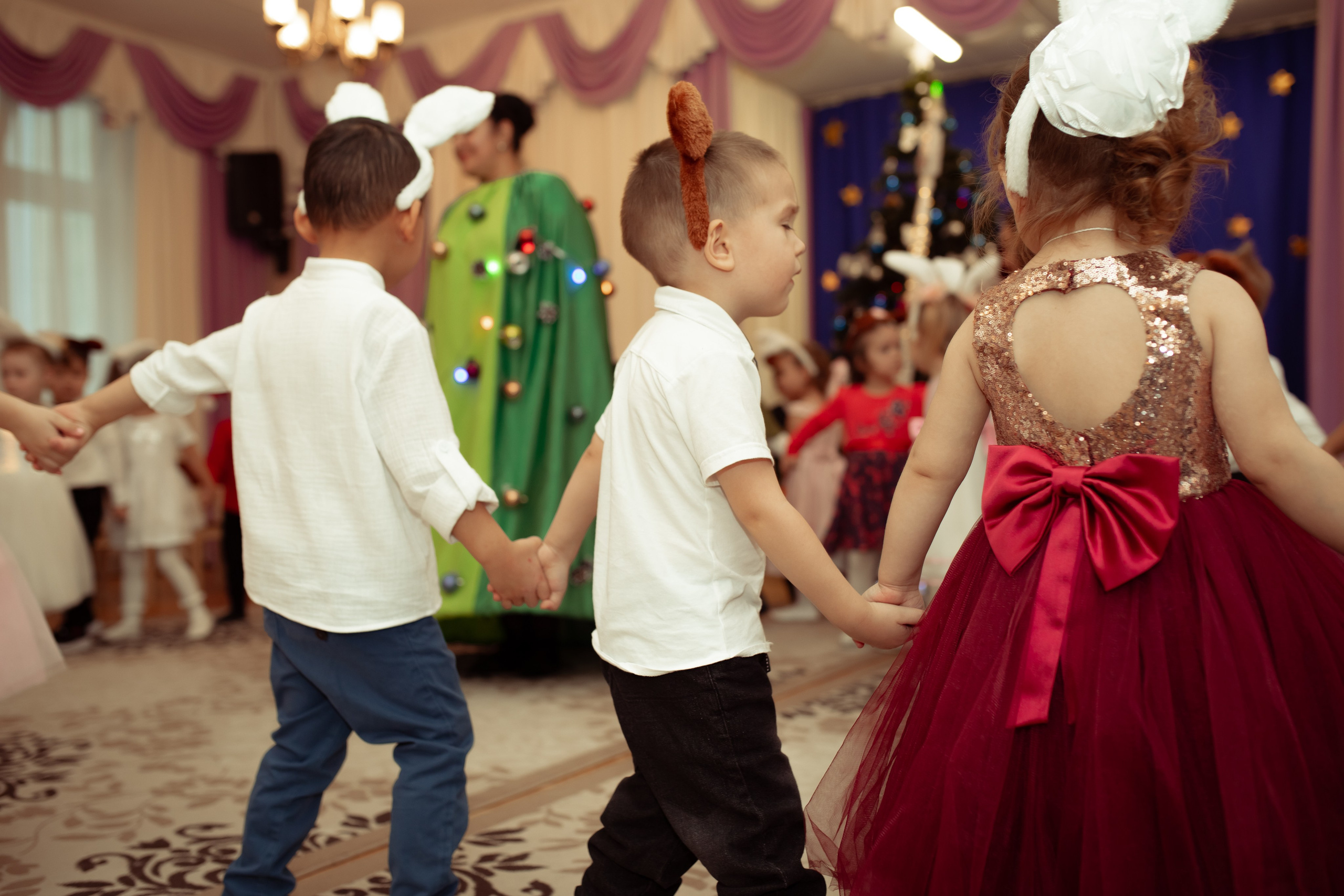 Новогодний утренник в детском саду. Семейный и детский фотограф в Москве Дорогова Екатерина