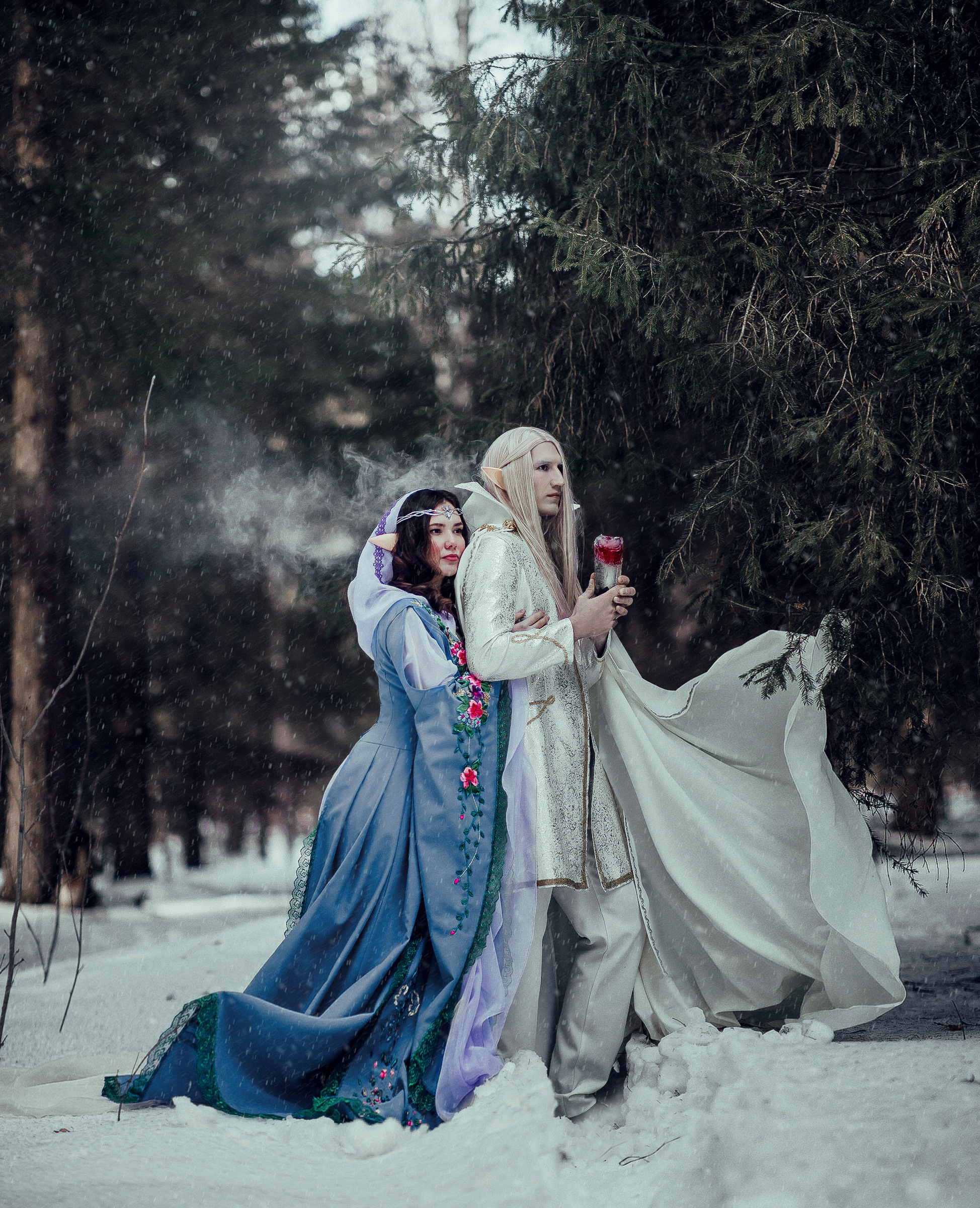 Роза во льду. Свадебный и портретный фотограф Алина Иванова. Екатеринбург-Москва