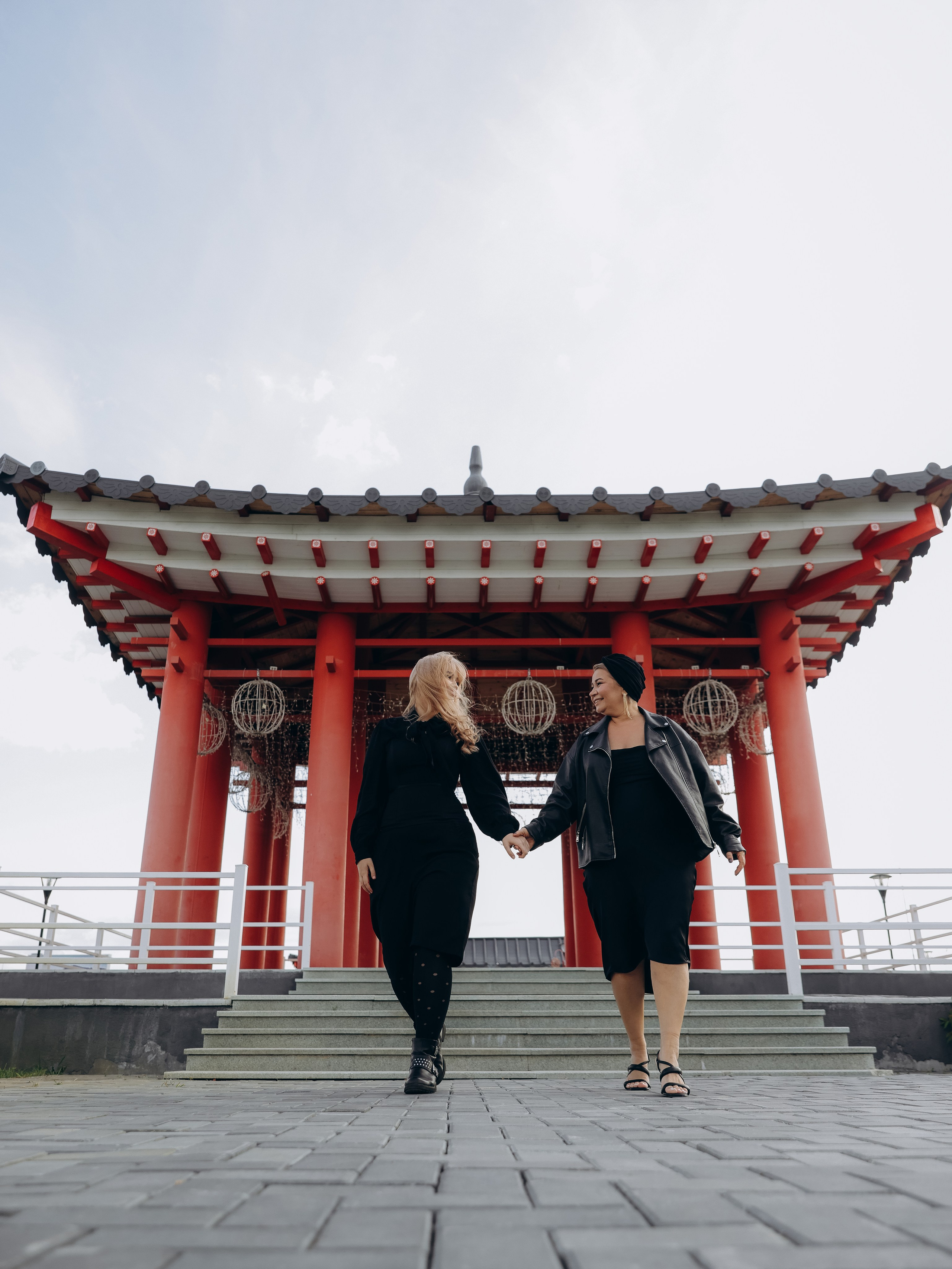 Семья в черном. Мультифотограф Динара Ахмедзянова