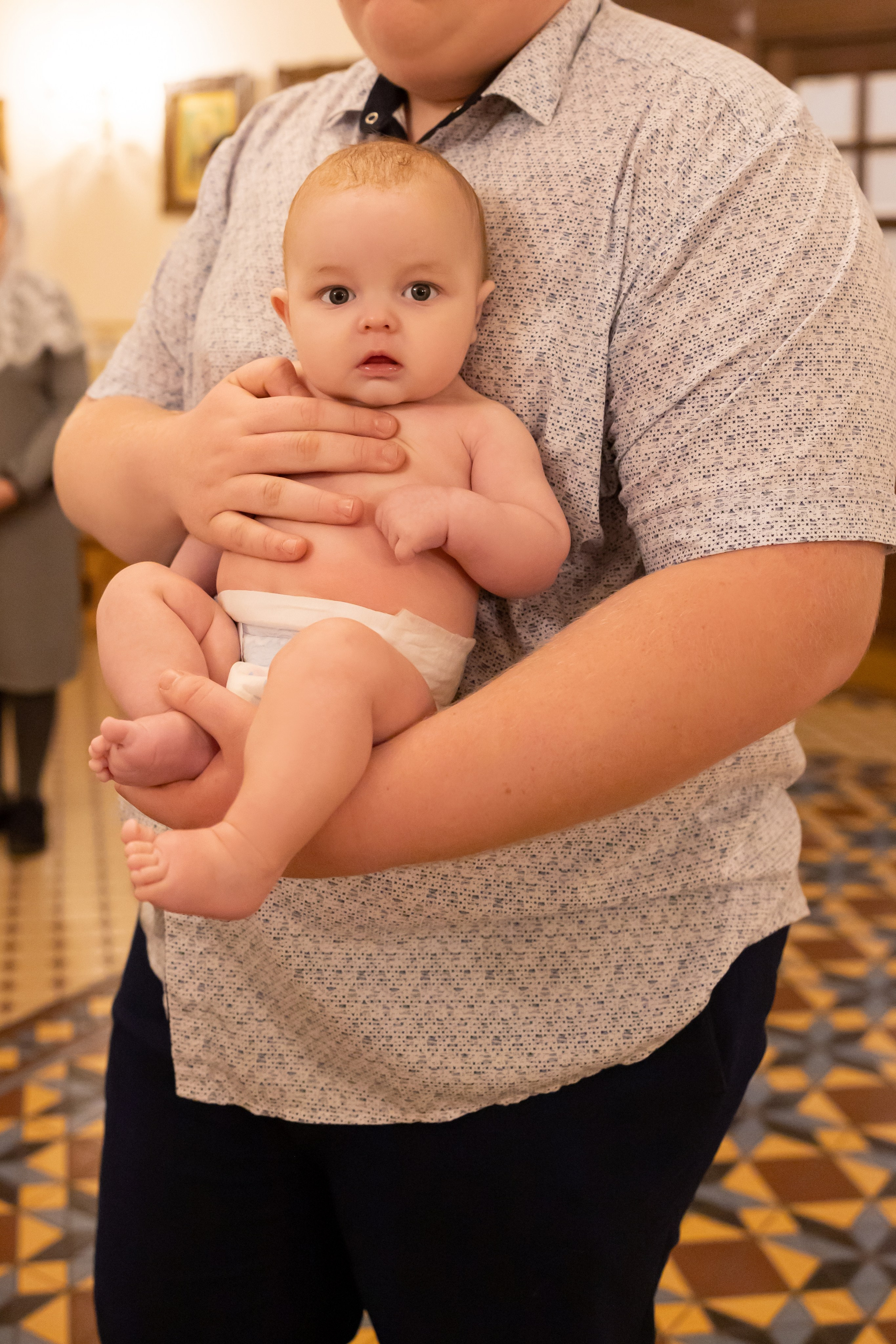Крещение в Храме Покрова Пресвятой Богородицы. Семейный фотограф в Рязани и Рязанской области