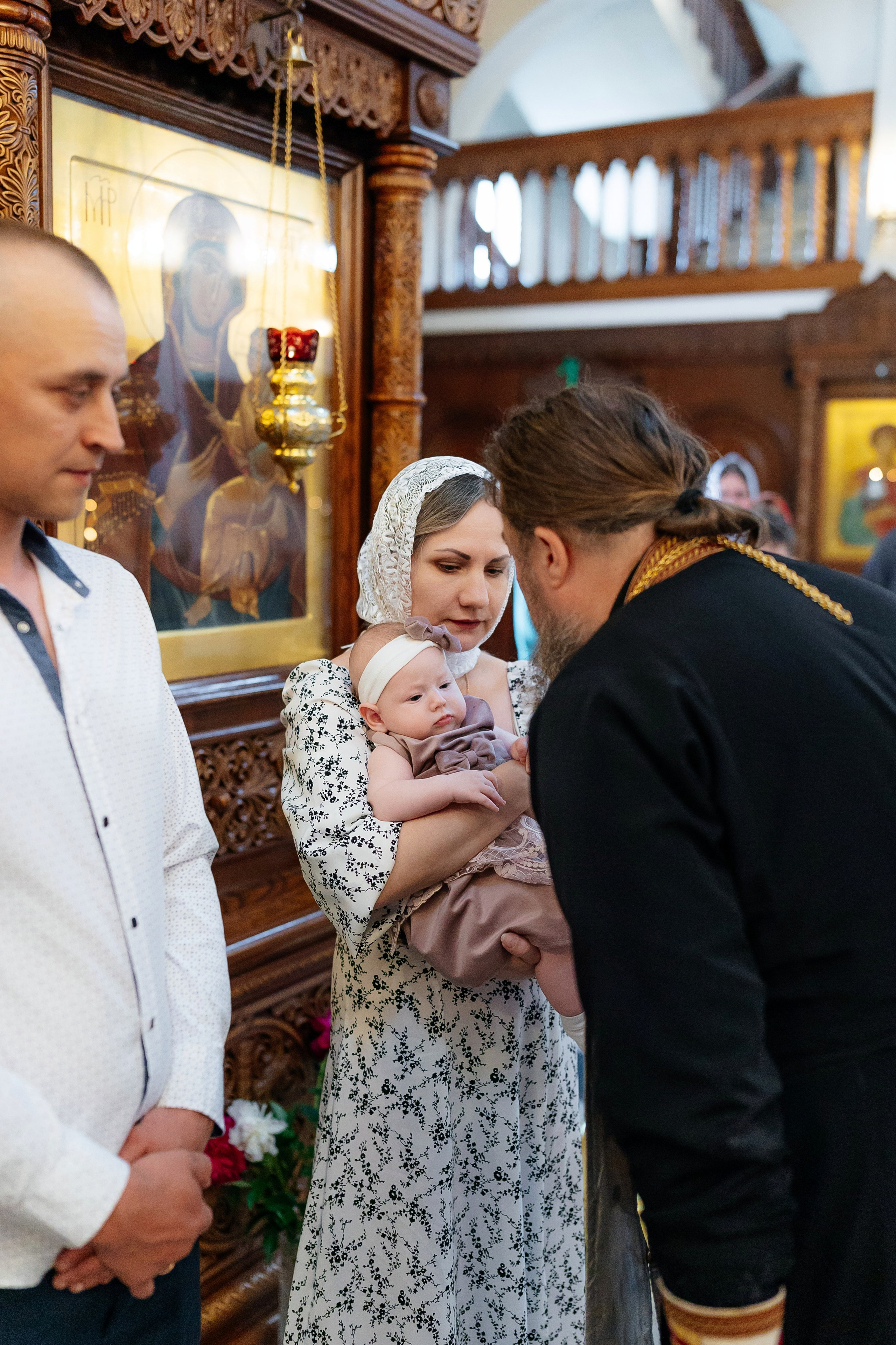 Крещение Анастасии. Семейный и детский фотограф в Москве Александра Мак