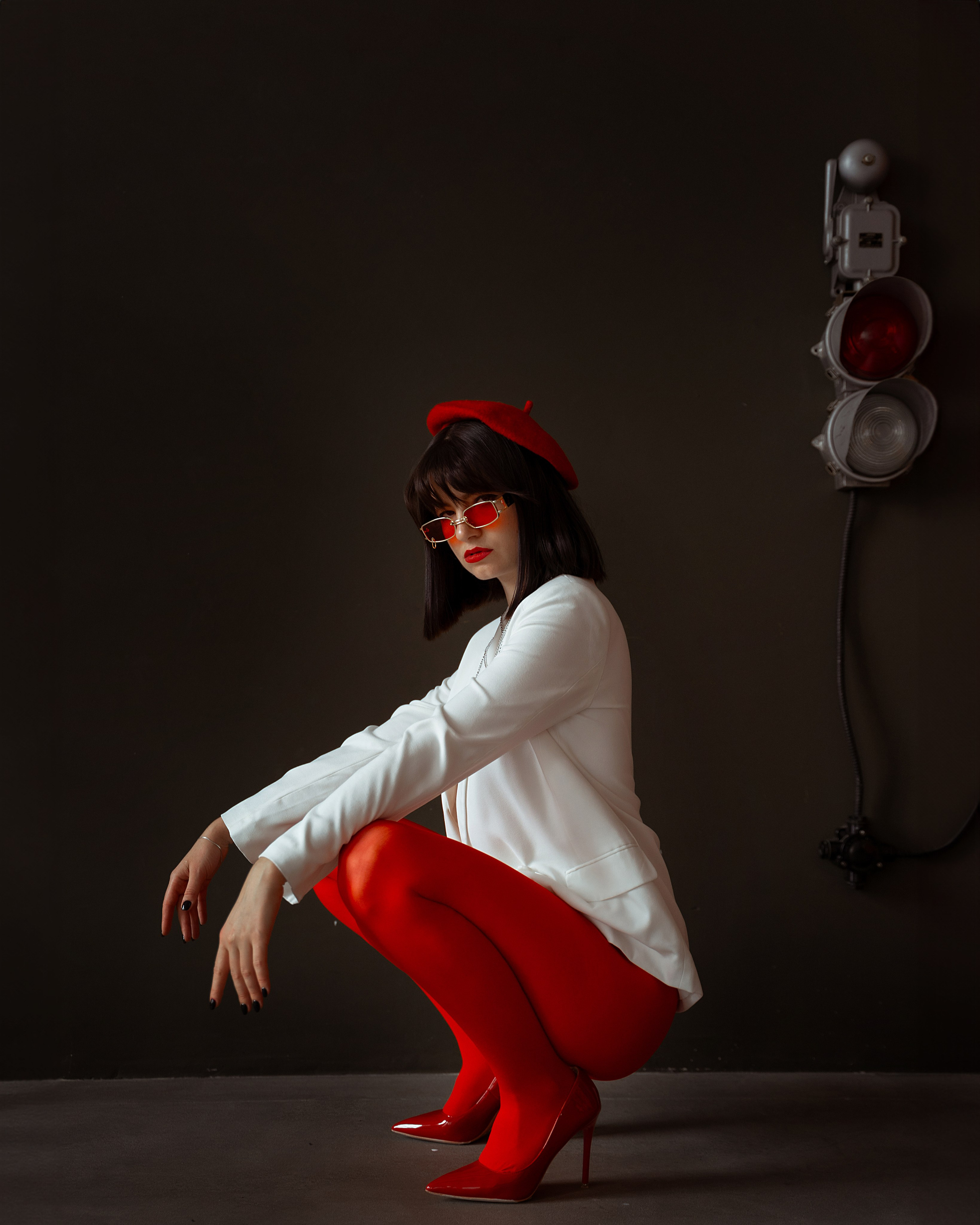 Красные колготки. Фотограф Тимофеева Любовь