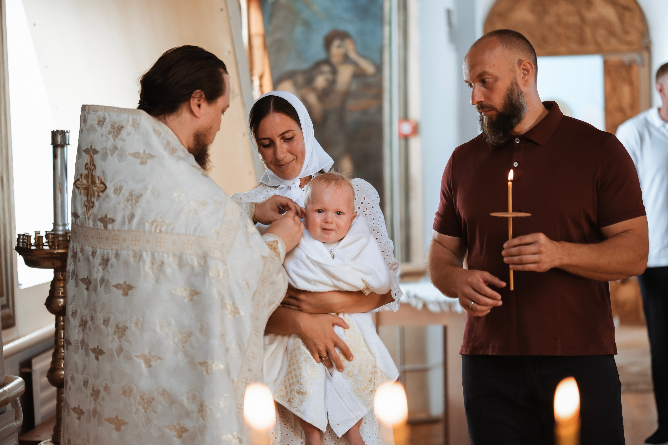 Крещение Тимофея!. Фотограф новорожденных в Брянске Анжелика Прохоренкова