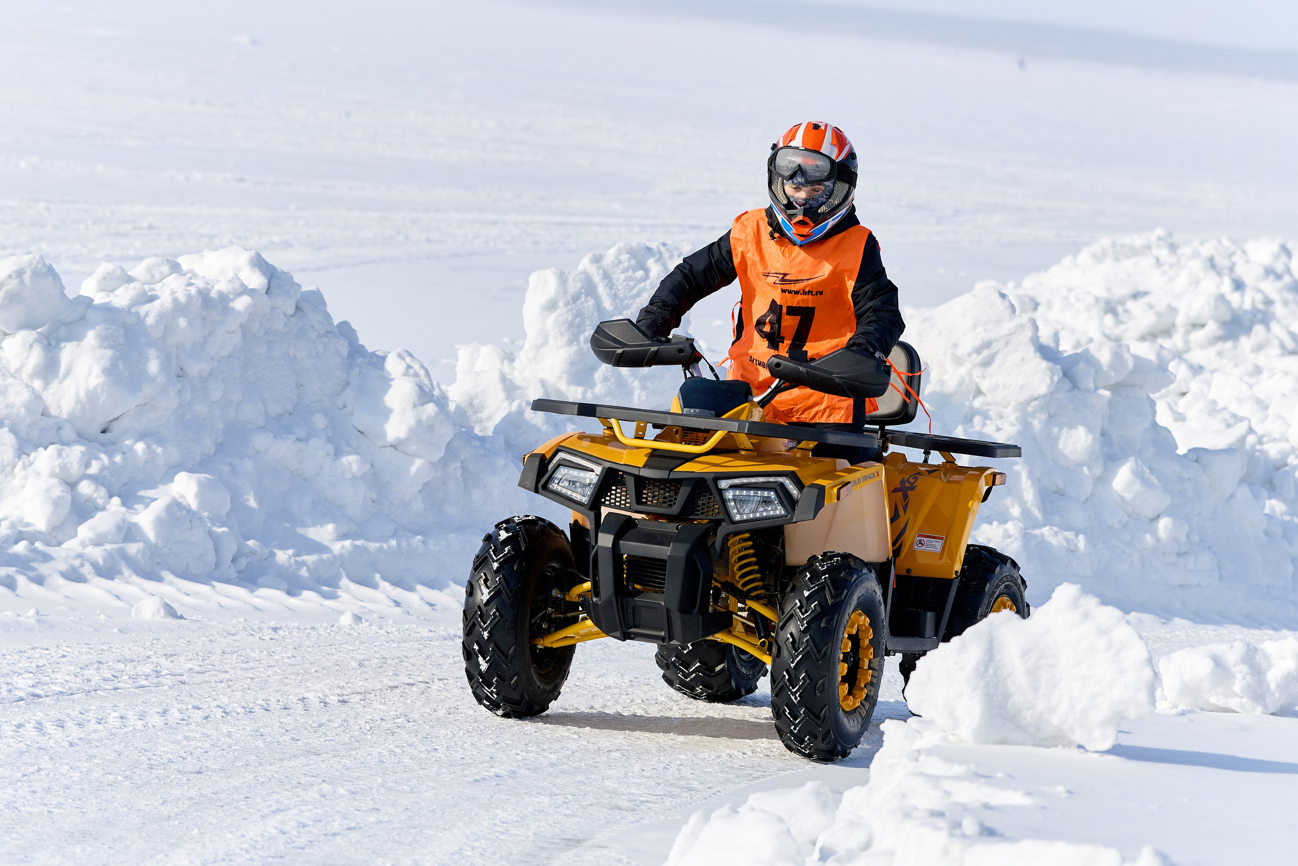 Топим Лёд — 2026. Соревнования на квадроциклах. Фотограф в Новосибирске Алена Скокова