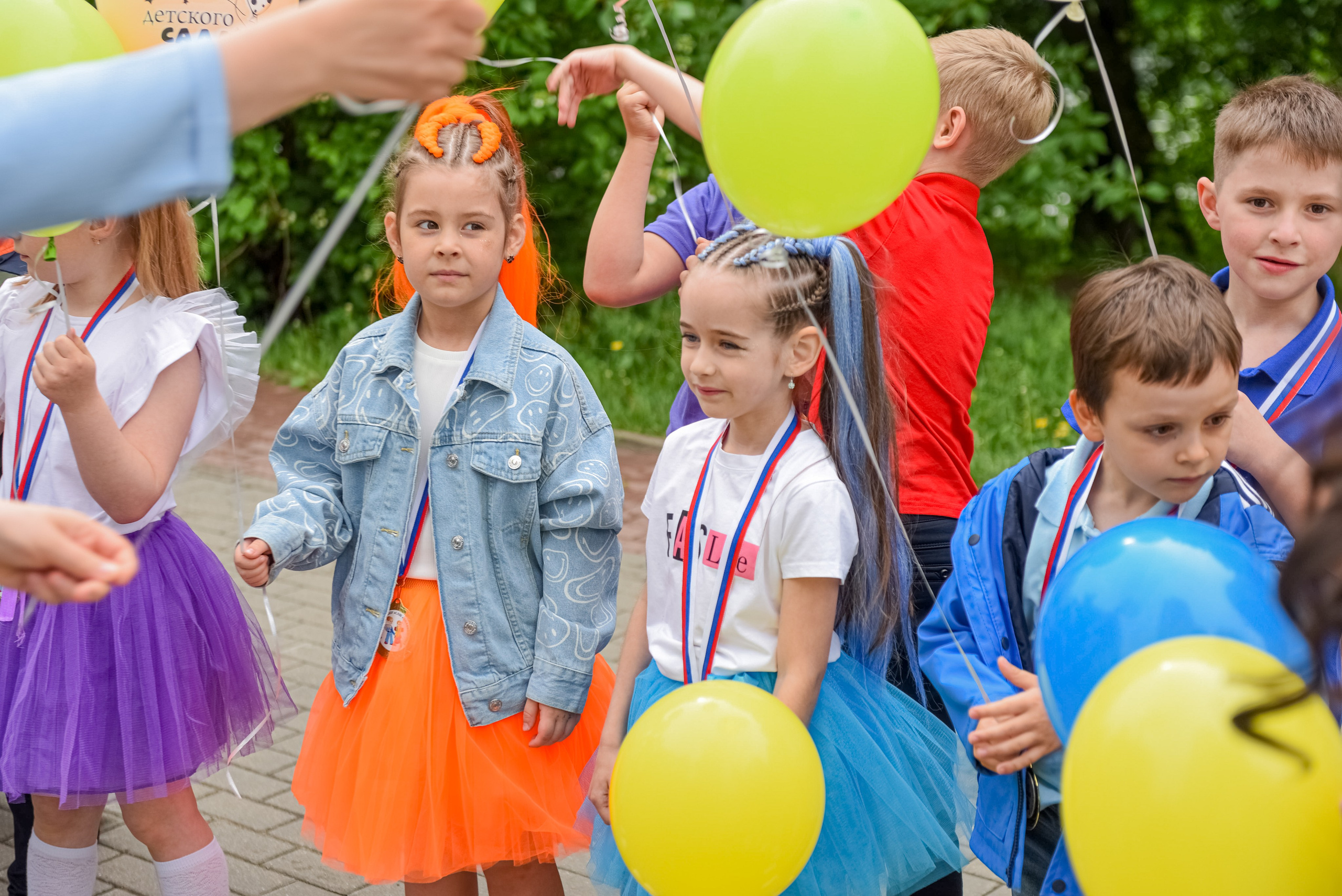 Выпускной из детского сада «Полянка», Балашиха. Свадебный и семейный фотограф Екатерина Пушан. Москва, Балашиха, Железнодорожный, Солнечногорск