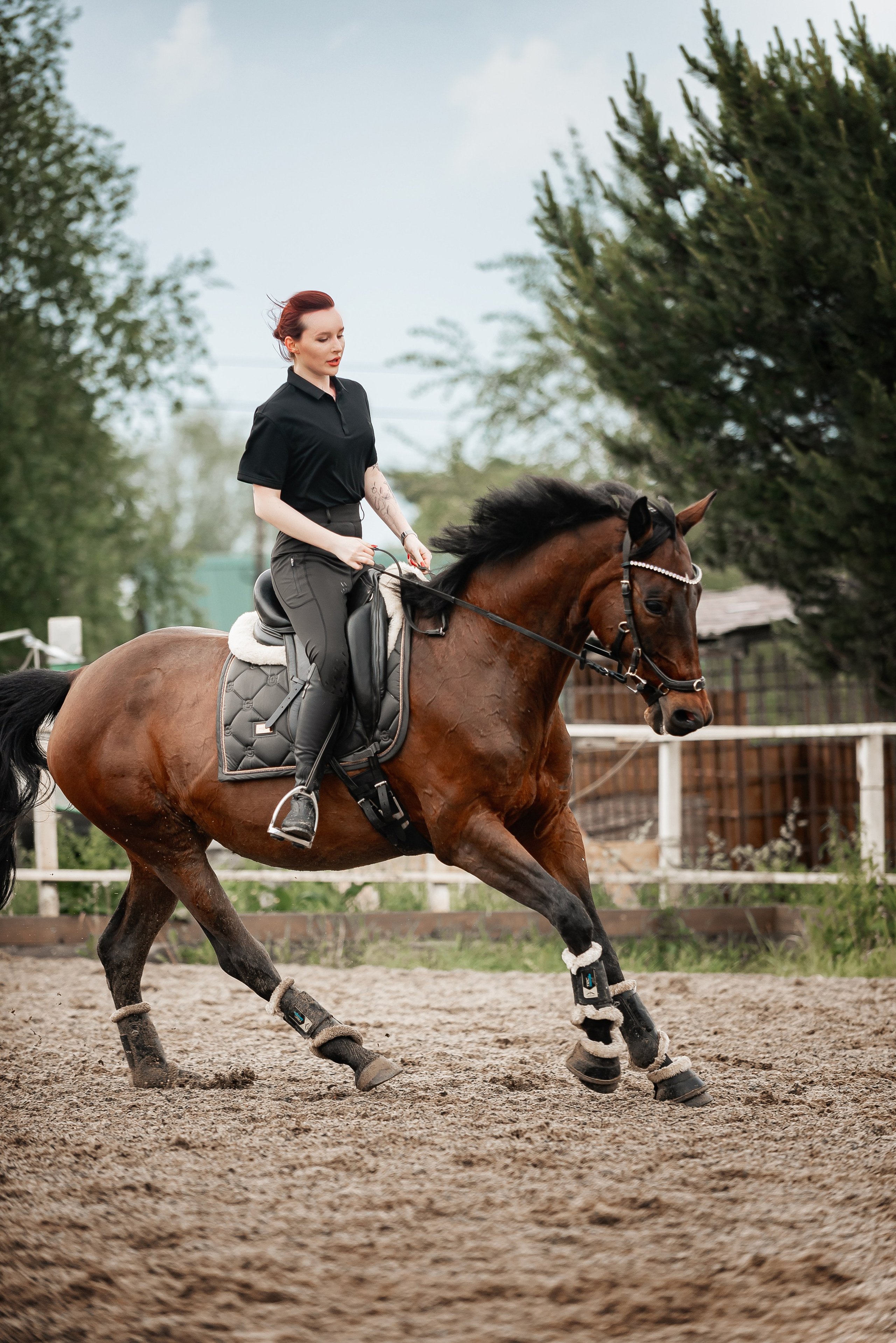 Ольга и Шерави. Куракина Дарья • Конный фотограф