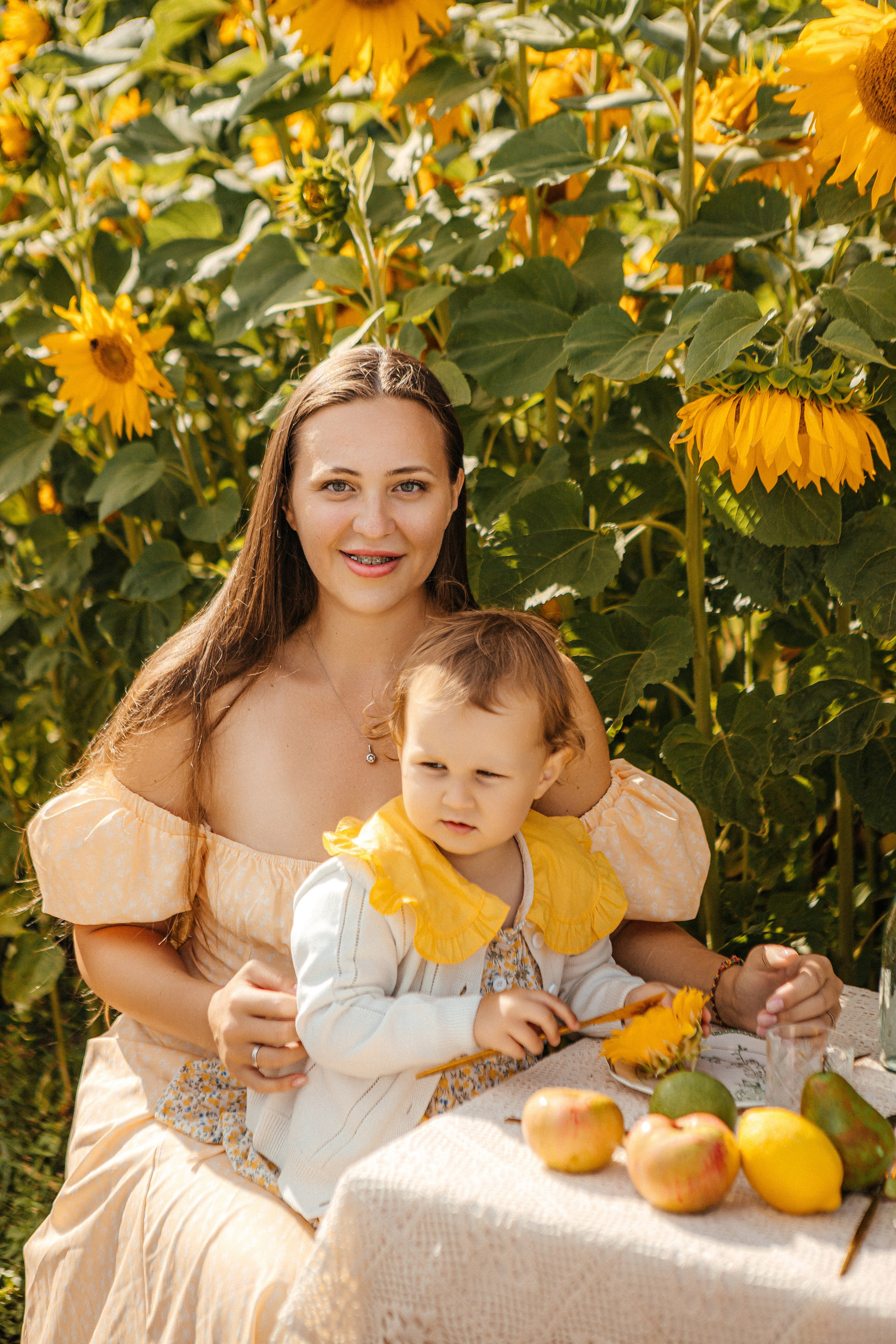 Семья в подсолнухах. Elena Sova — семейный и женский фотограф в Санкт-Петербурге