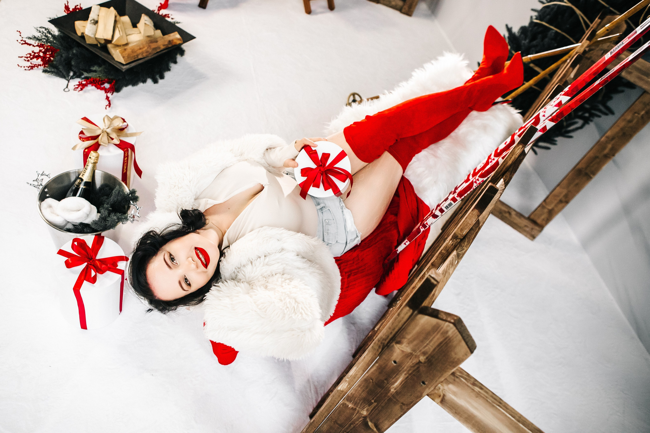 Люба — снежная студия. Elena Sova — семейный и женский фотограф в Санкт-Петербурге