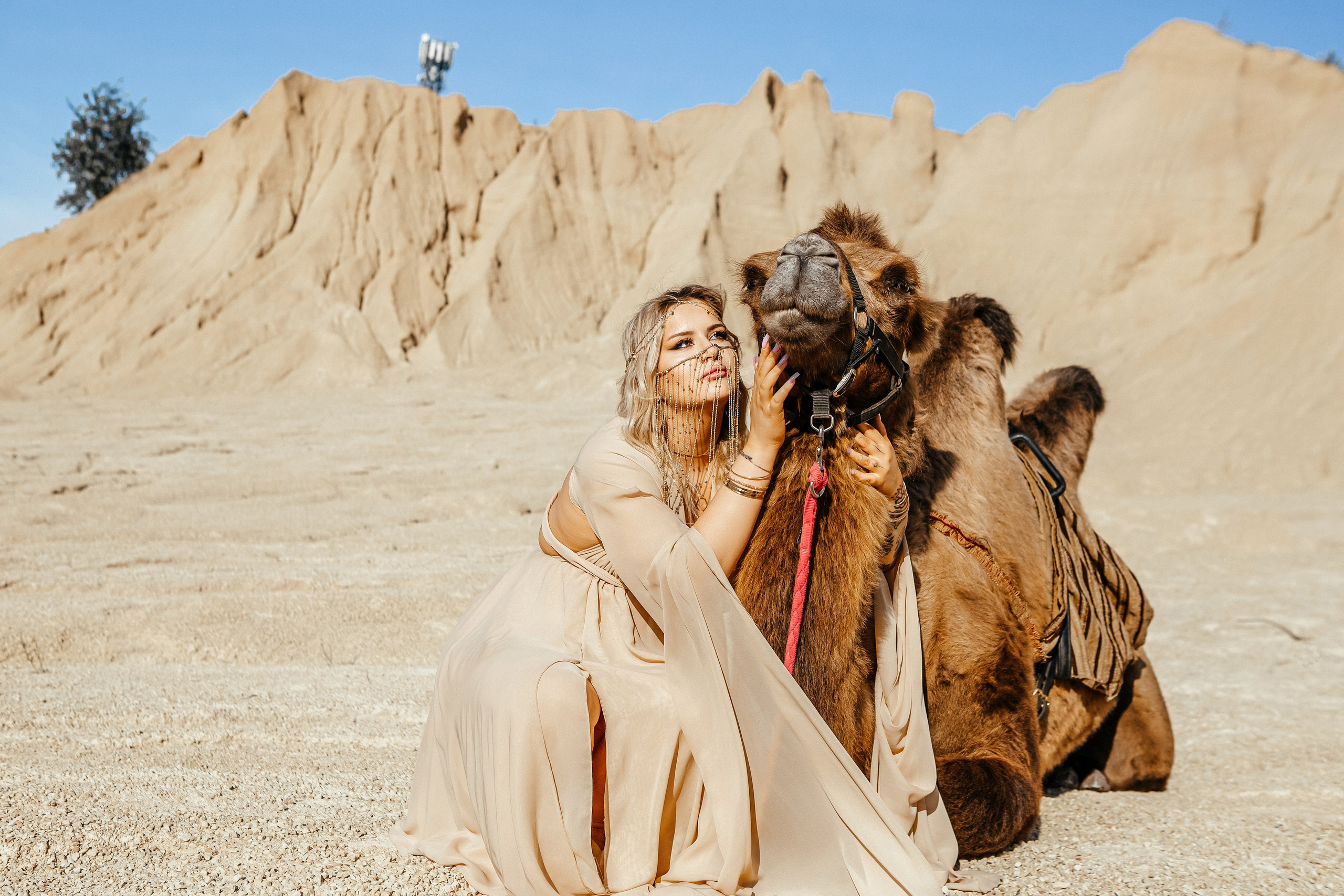 Девушки с верблюдом. Elena Sova — семейный и женский фотограф в Санкт-Петербурге