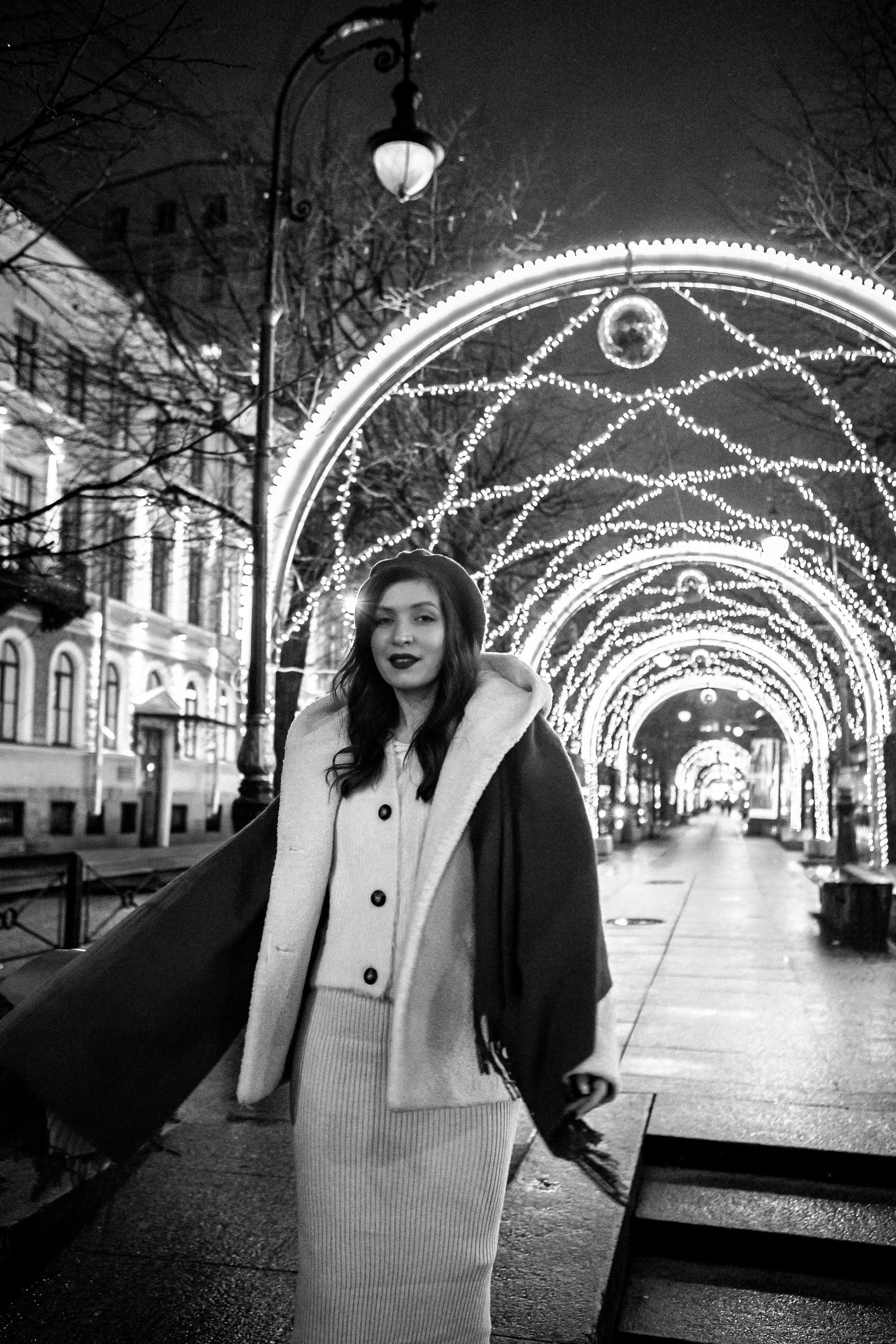 Настя — зимняя прогулка. Elena Sova — семейный и женский фотограф в Санкт-Петербурге