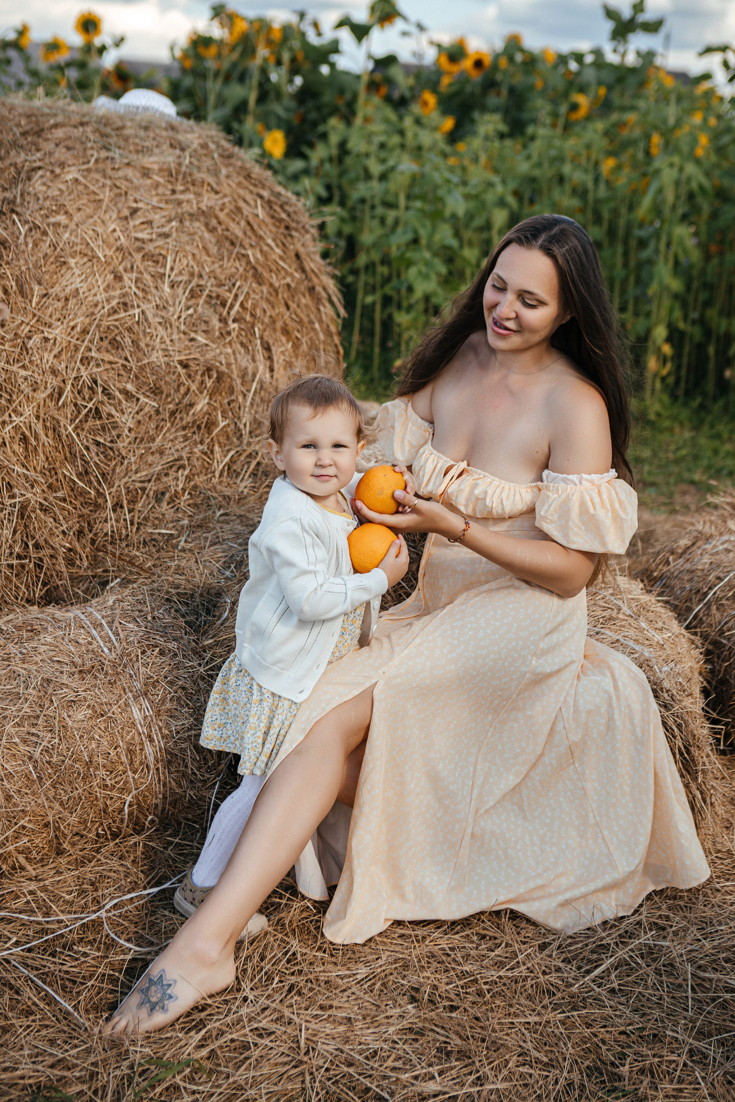 Семья в подсолнухах. Elena Sova — семейный и женский фотограф в Санкт-Петербурге