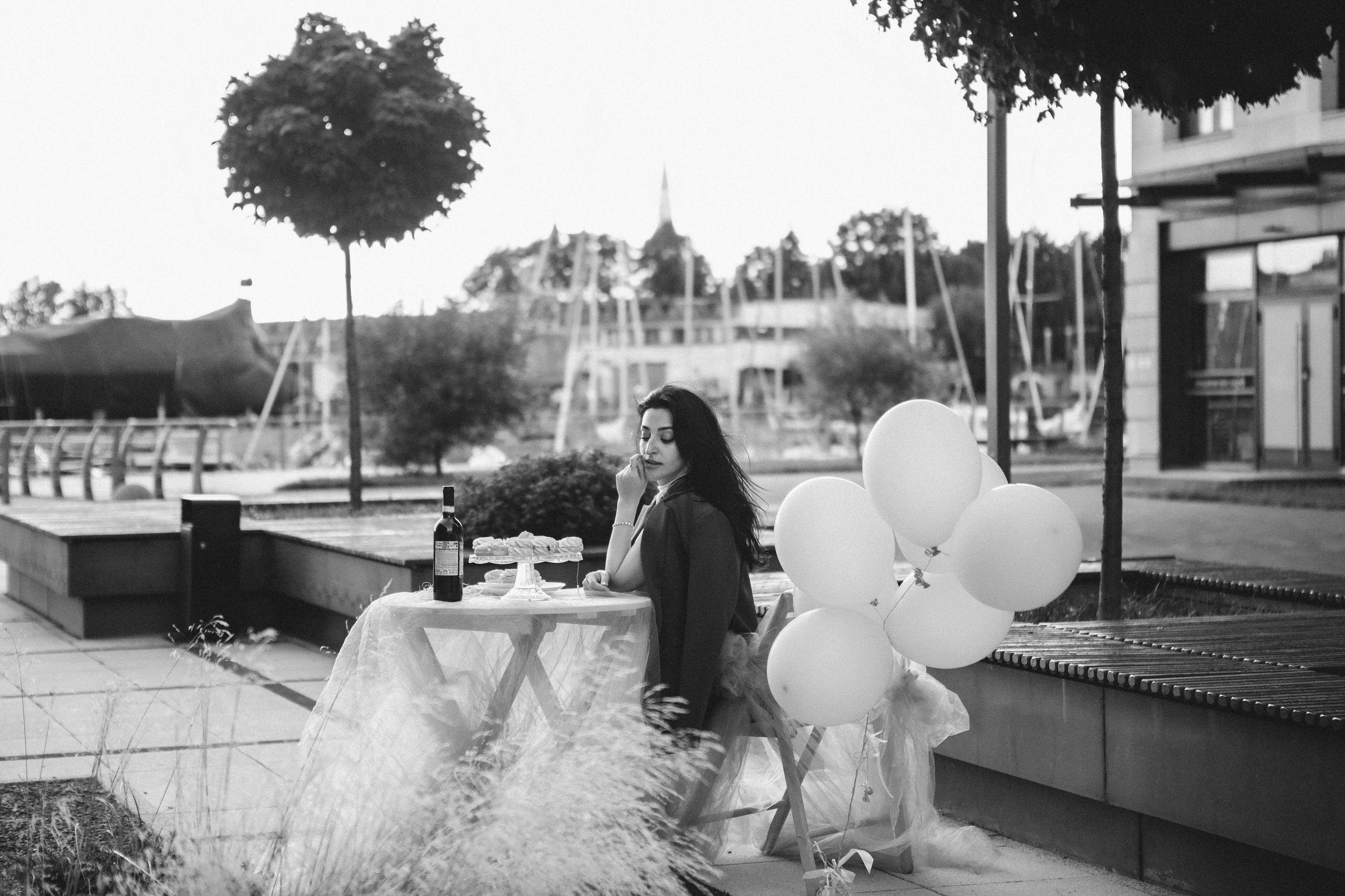 Ульвия — с воздушными шарами. Elena Sova — семейный и женский фотограф в Санкт-Петербурге