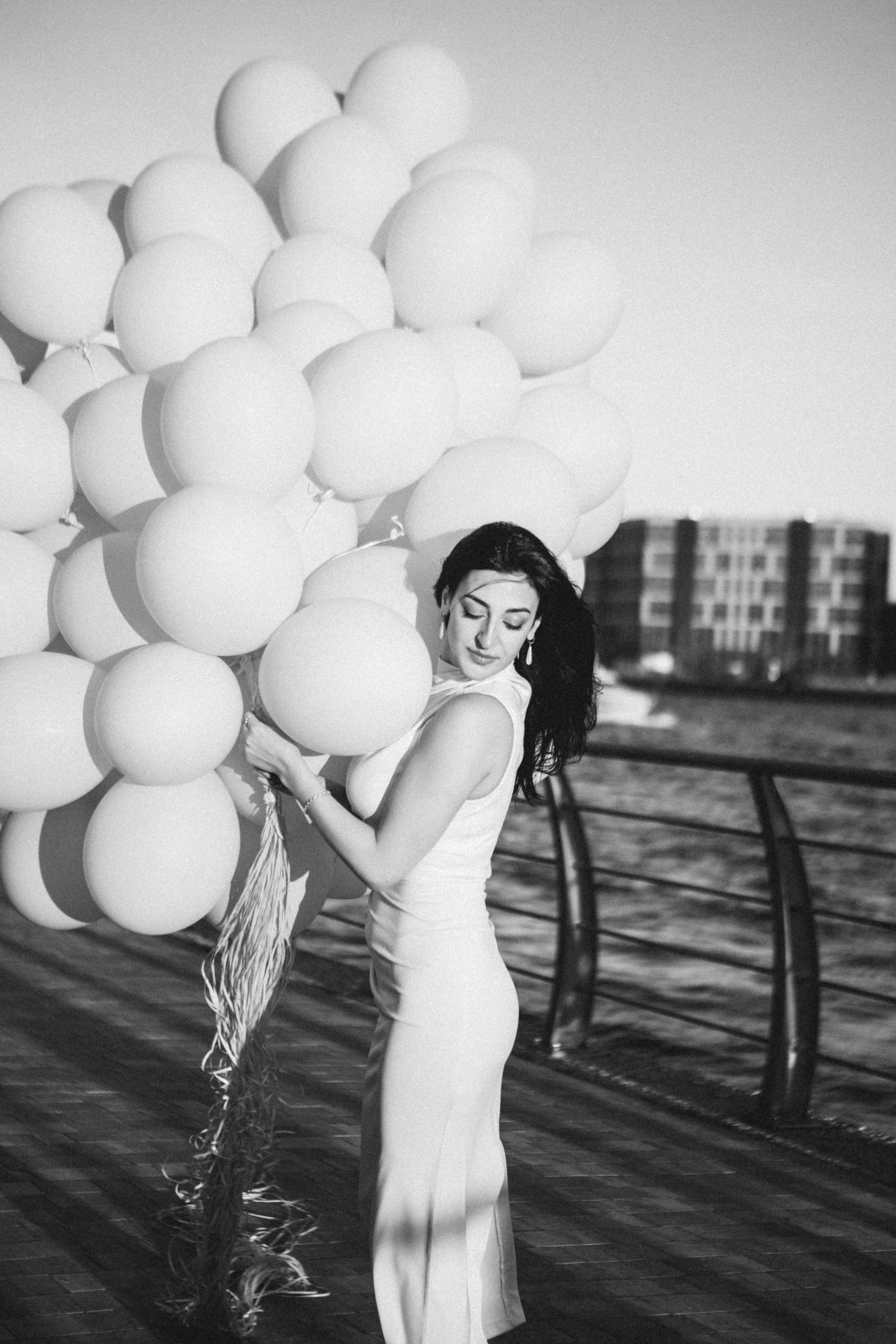 Ульвия — с воздушными шарами. Elena Sova — семейный и женский фотограф в Санкт-Петербурге