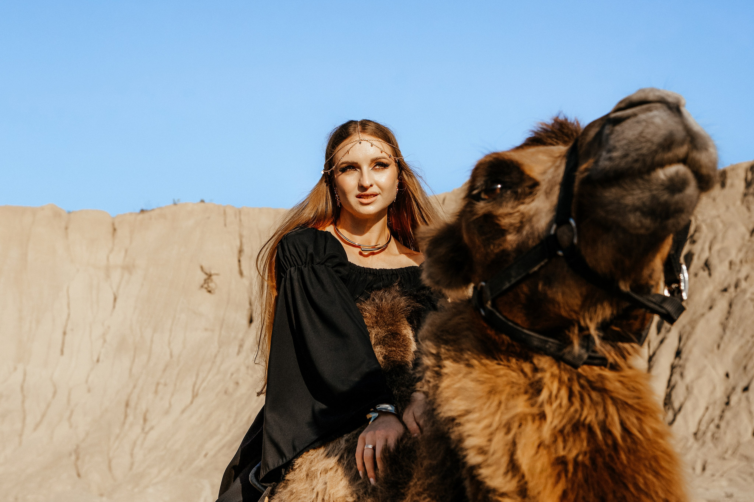 Девушки с верблюдом. Elena Sova — семейный и женский фотограф в Санкт-Петербурге