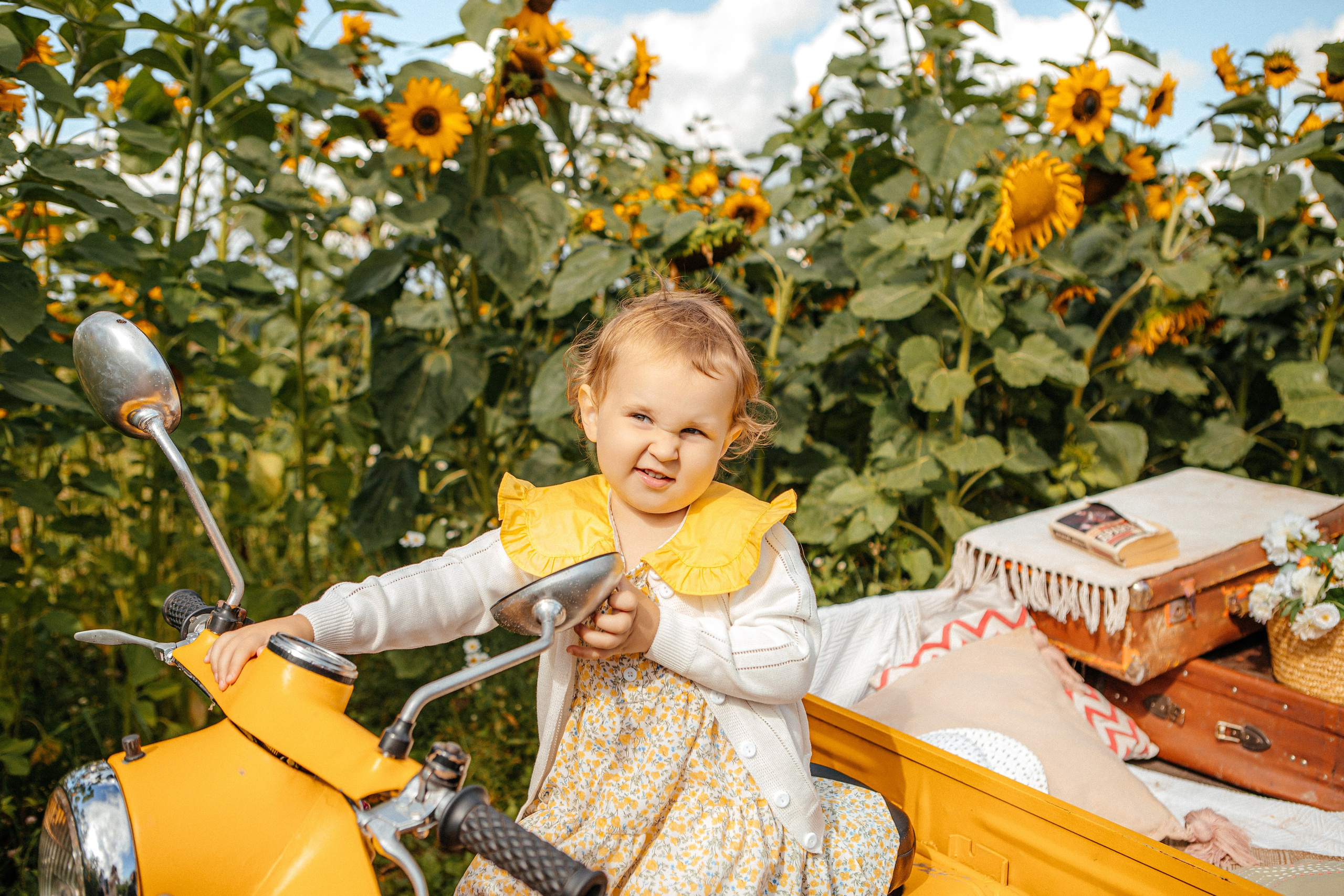 Семья в подсолнухах. Elena Sova — семейный и женский фотограф в Санкт-Петербурге