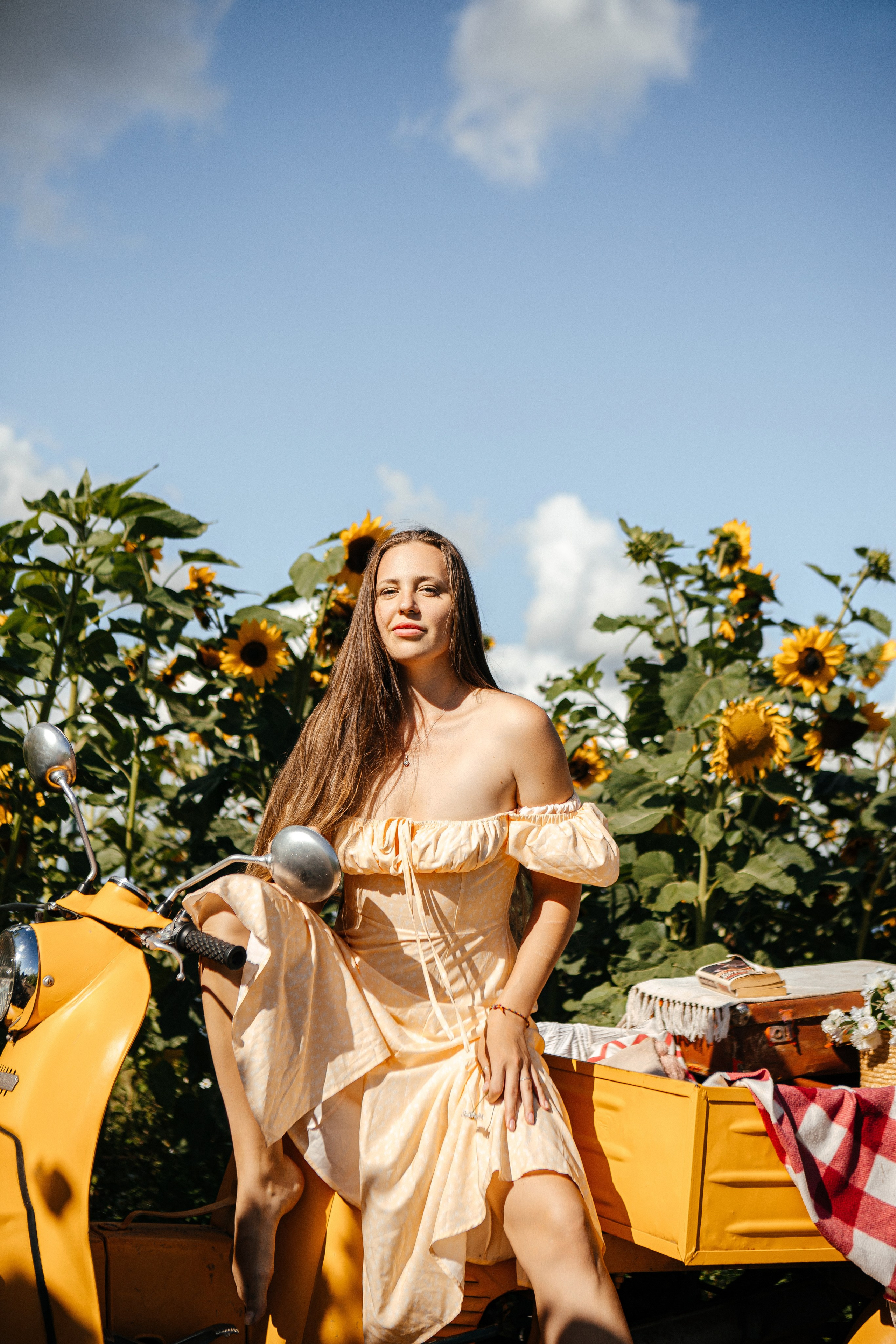 Семья в подсолнухах. Elena Sova — семейный и женский фотограф в Санкт-Петербурге