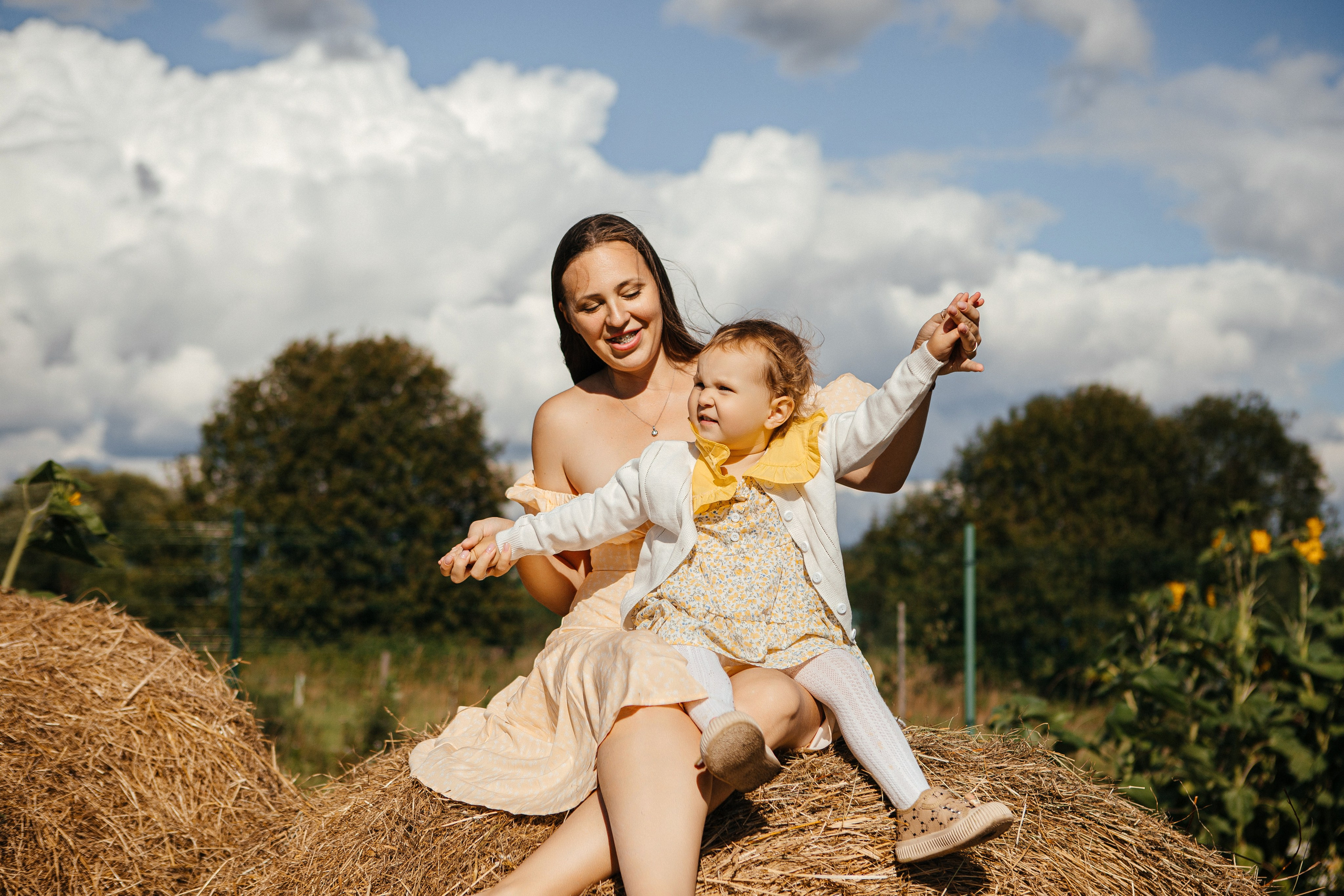 Семья в подсолнухах. Elena Sova — семейный и женский фотограф в Санкт-Петербурге