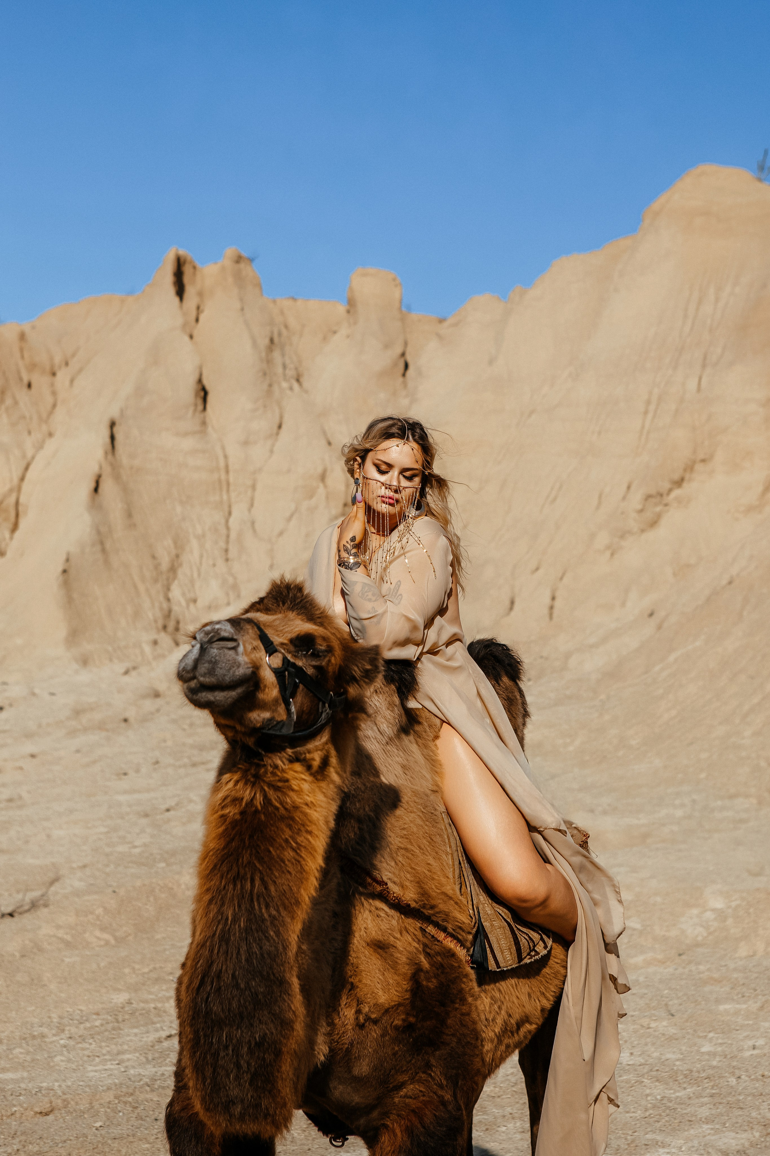 Девушки с верблюдом. Elena Sova — семейный и женский фотограф в Санкт-Петербурге