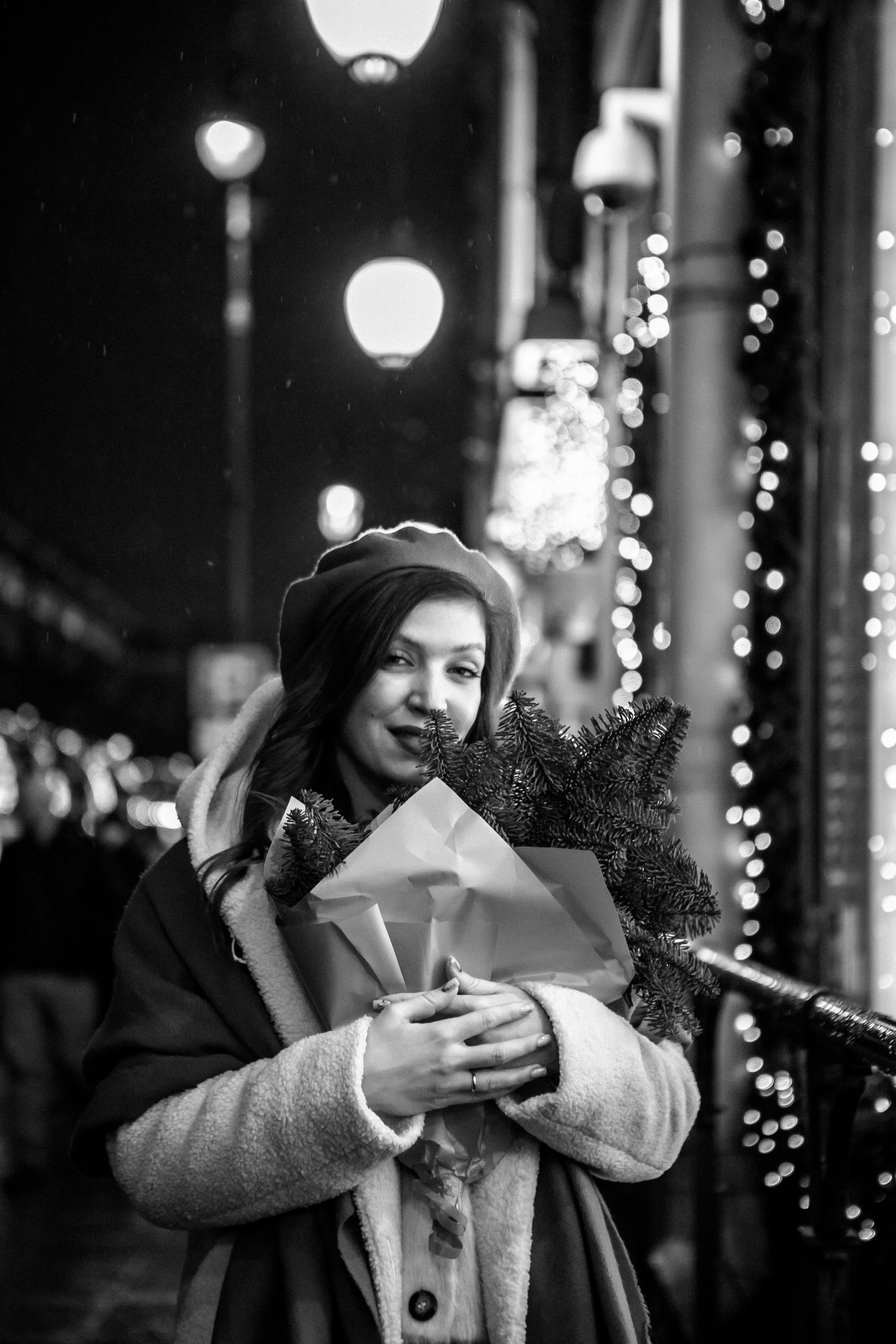 Настя — зимняя прогулка. Elena Sova — семейный и женский фотограф в Санкт-Петербурге