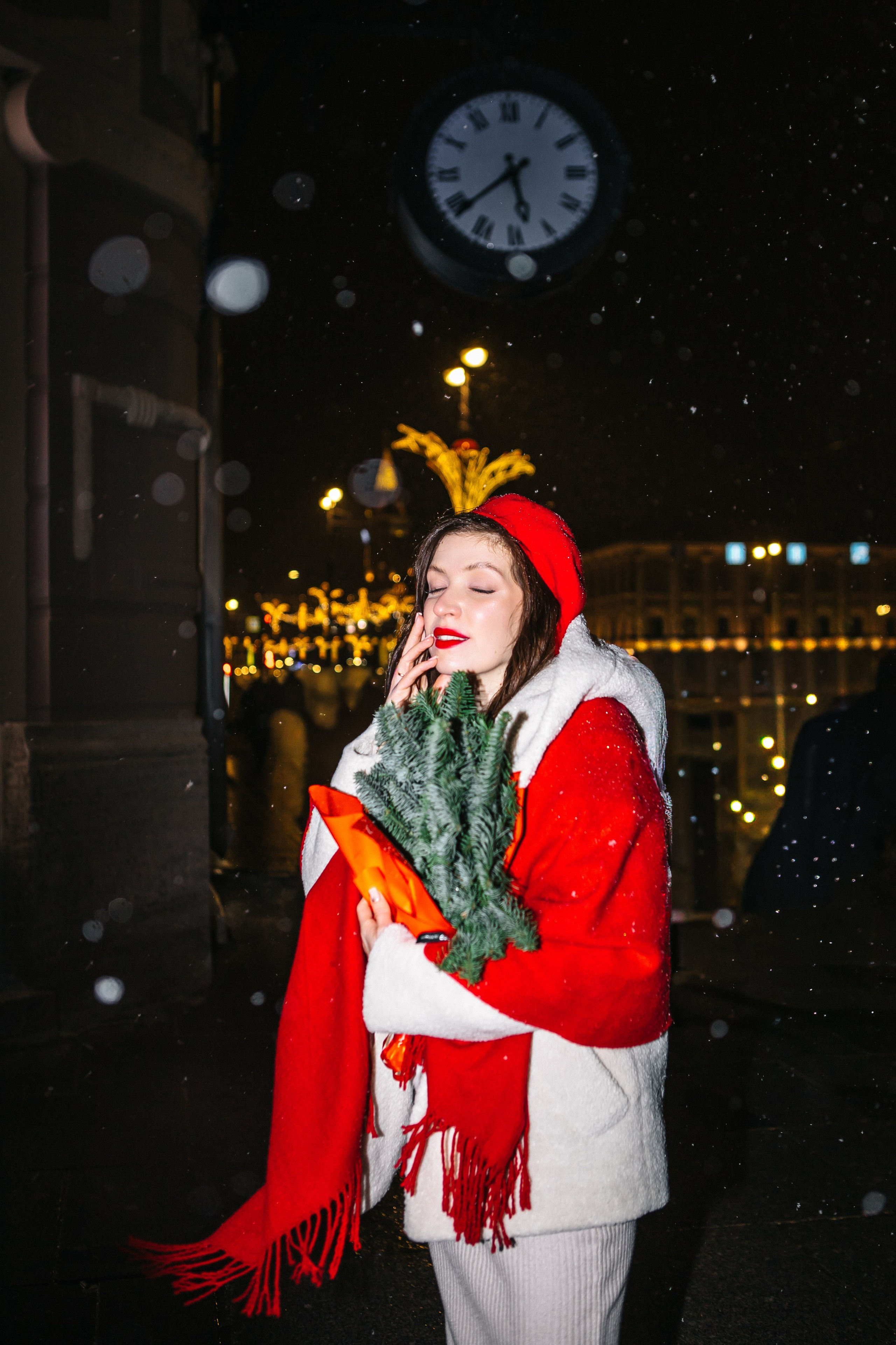 Настя — зимняя прогулка. Elena Sova — семейный и женский фотограф в Санкт-Петербурге